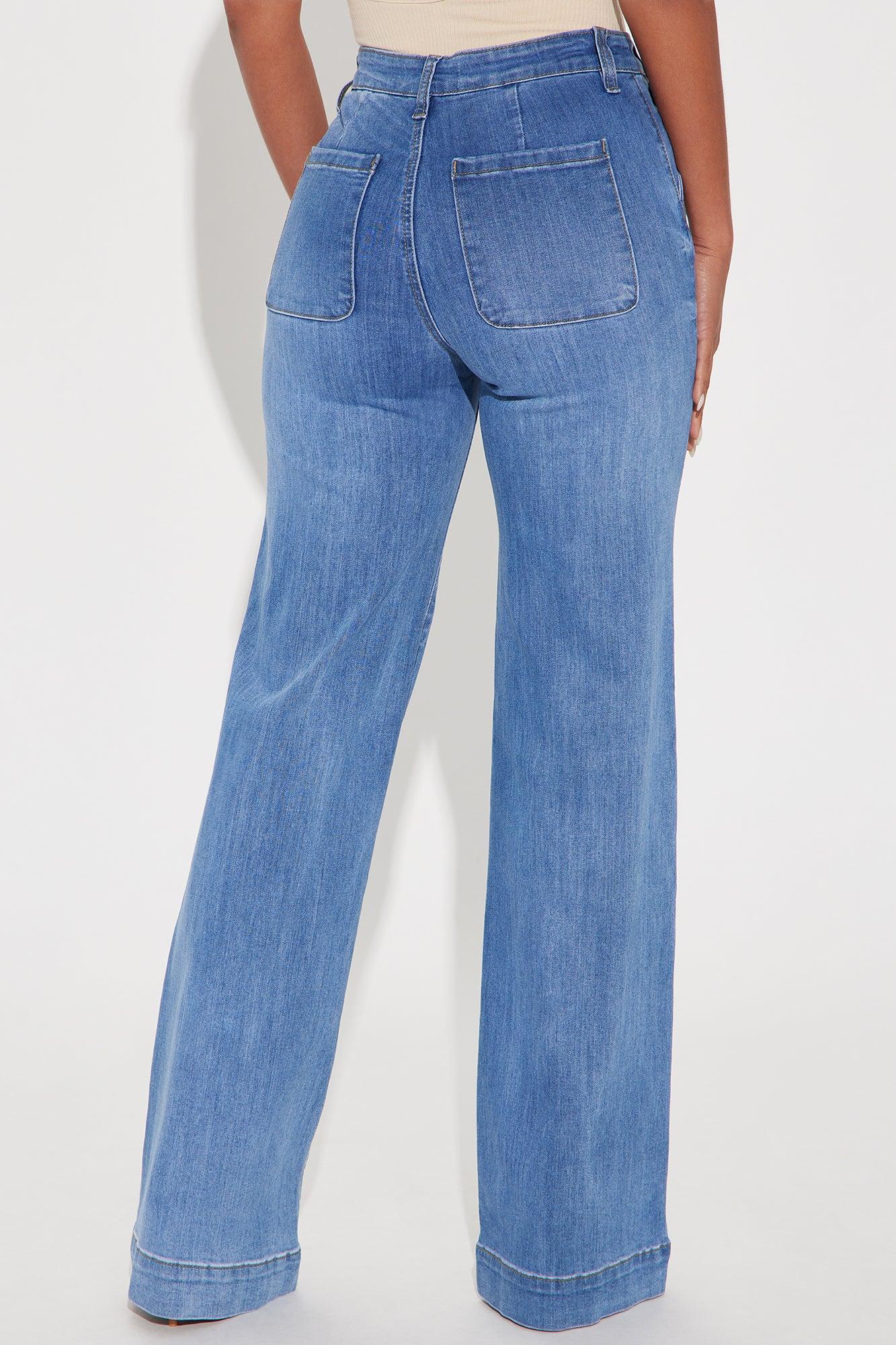 Tall Margot Stretch Trouser Jeans - Medium Wash Product Image