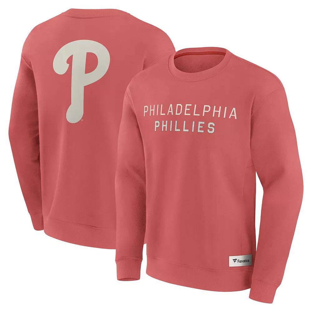 Men's Fanatics Red Philadelphia Phillies Elements Future Ground Lettering Pullover Sweatshirt,  Product Image