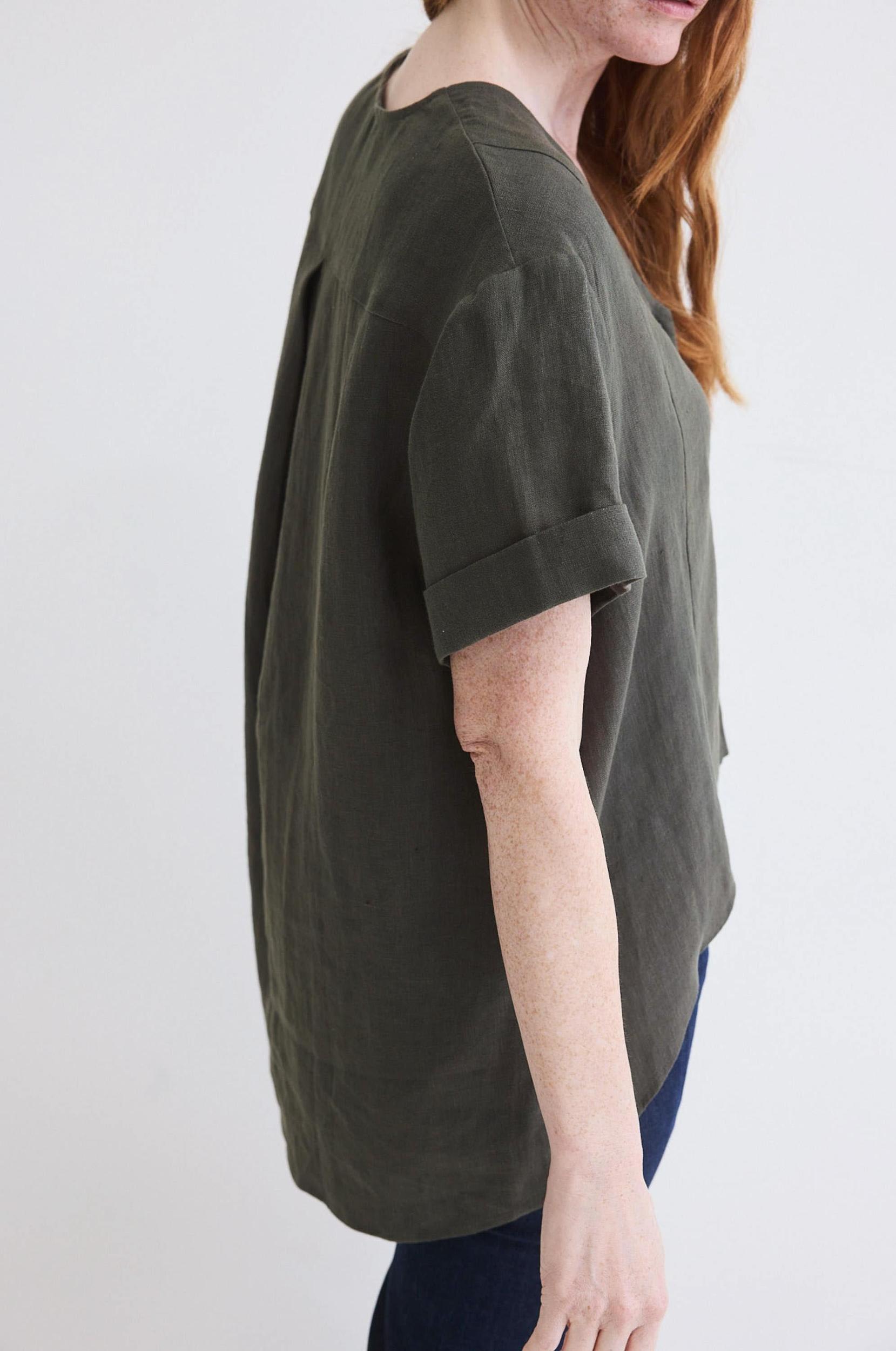 Drifter Oversized Linen Top Product Image