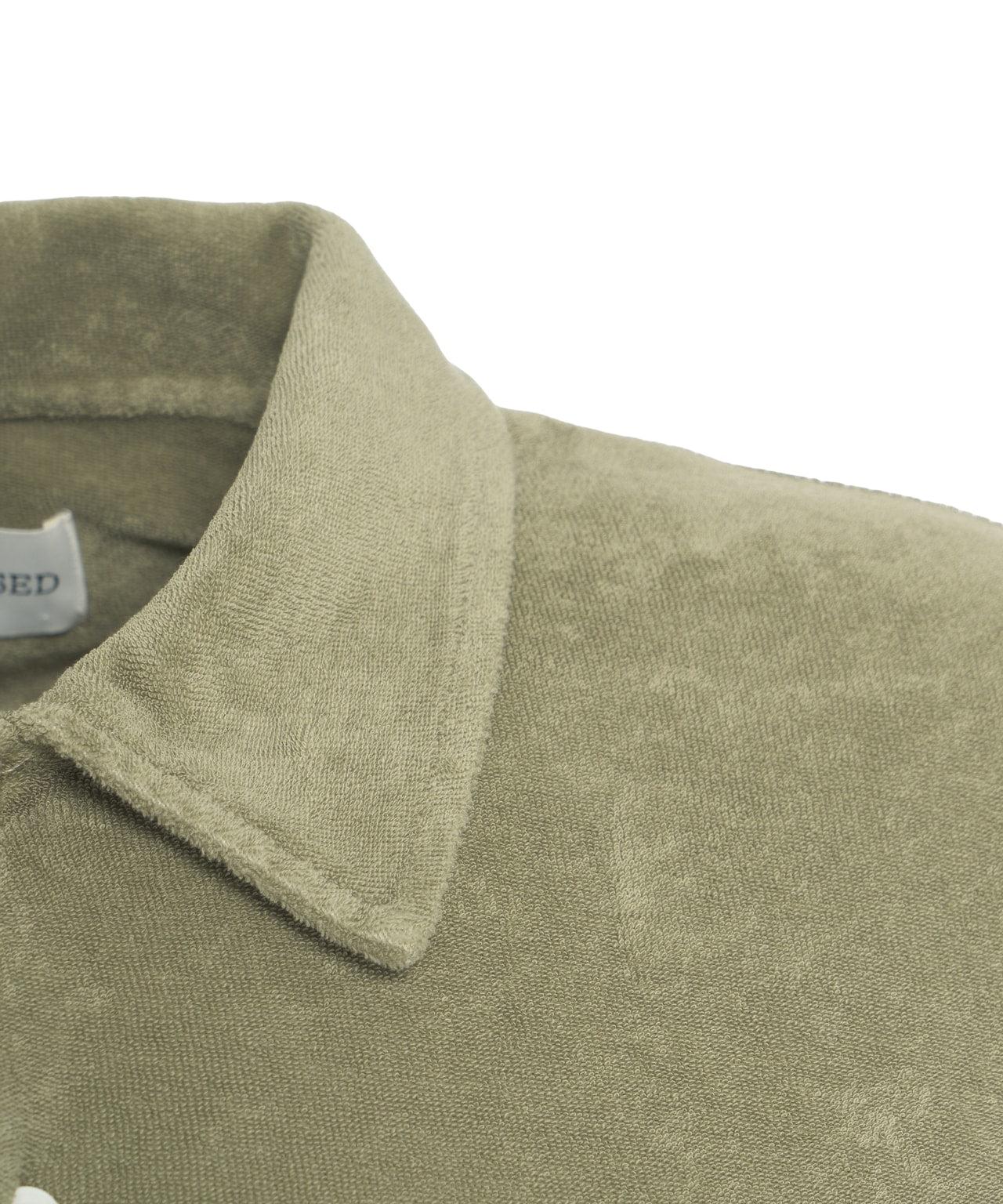 Terry polo shirt Product Image