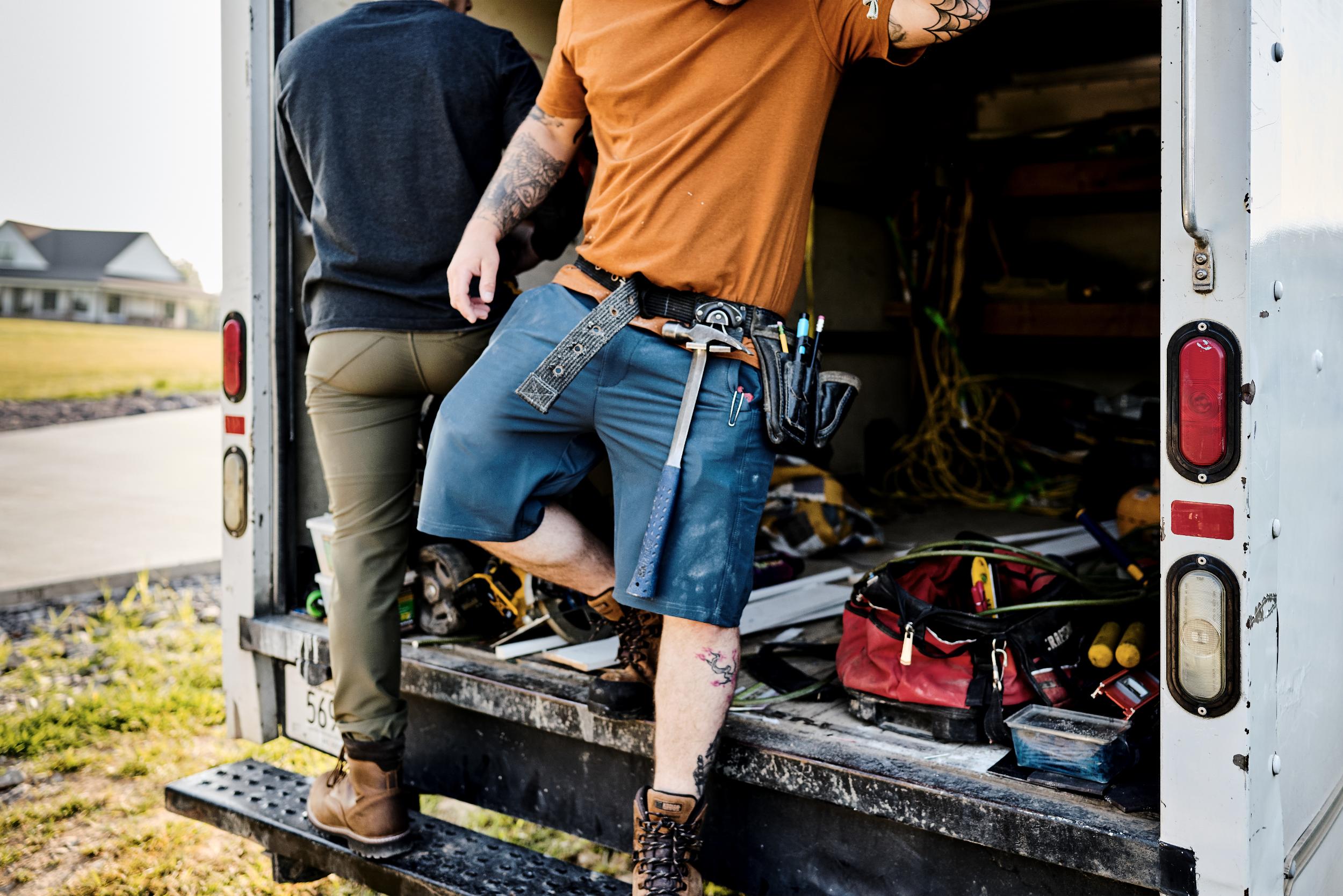 Men's Slim Fit Performance Stretch Work Short Product Image