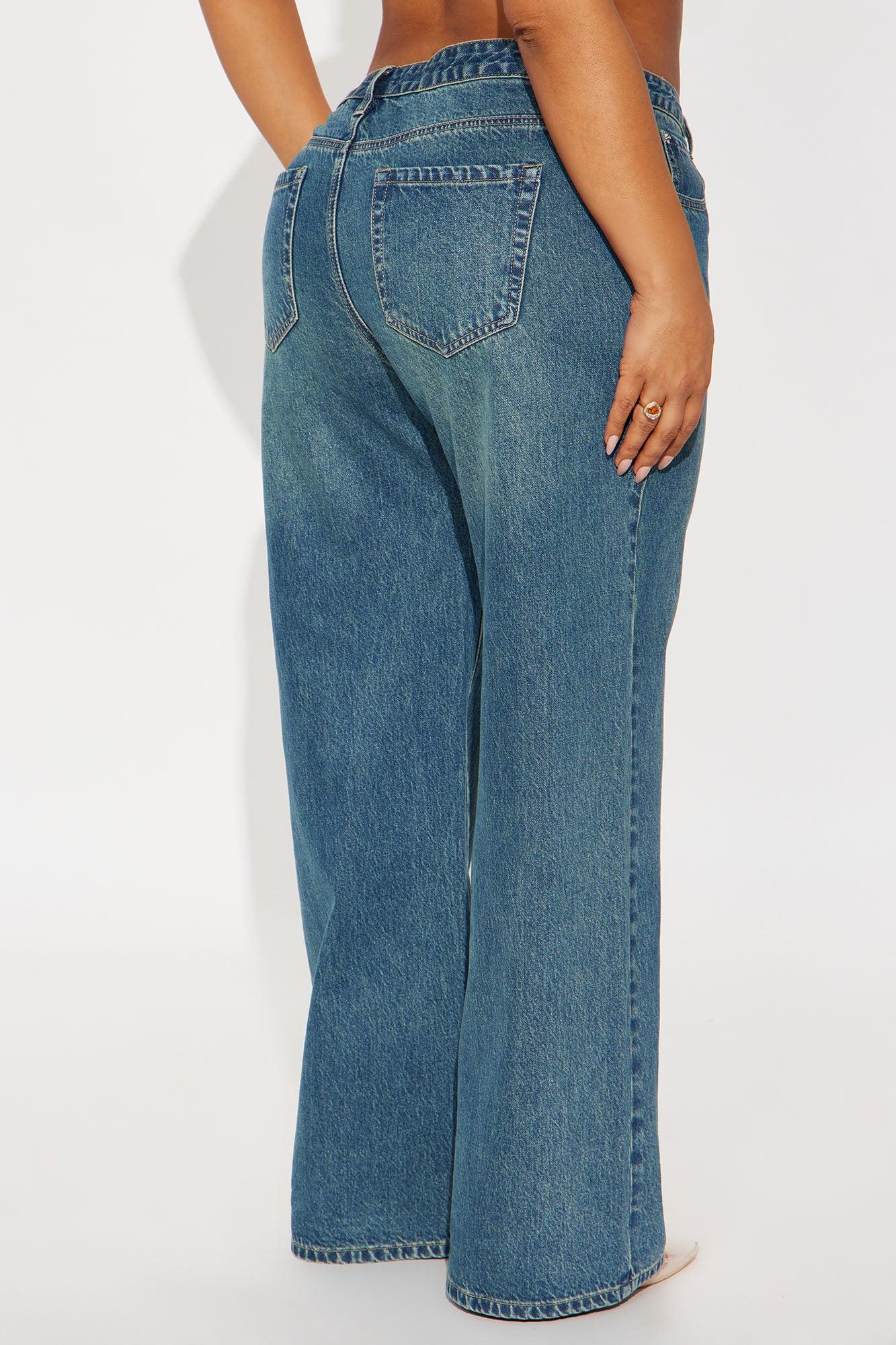Westside Low Rise Wide Leg Jean - Vintage Wash Female Product Image