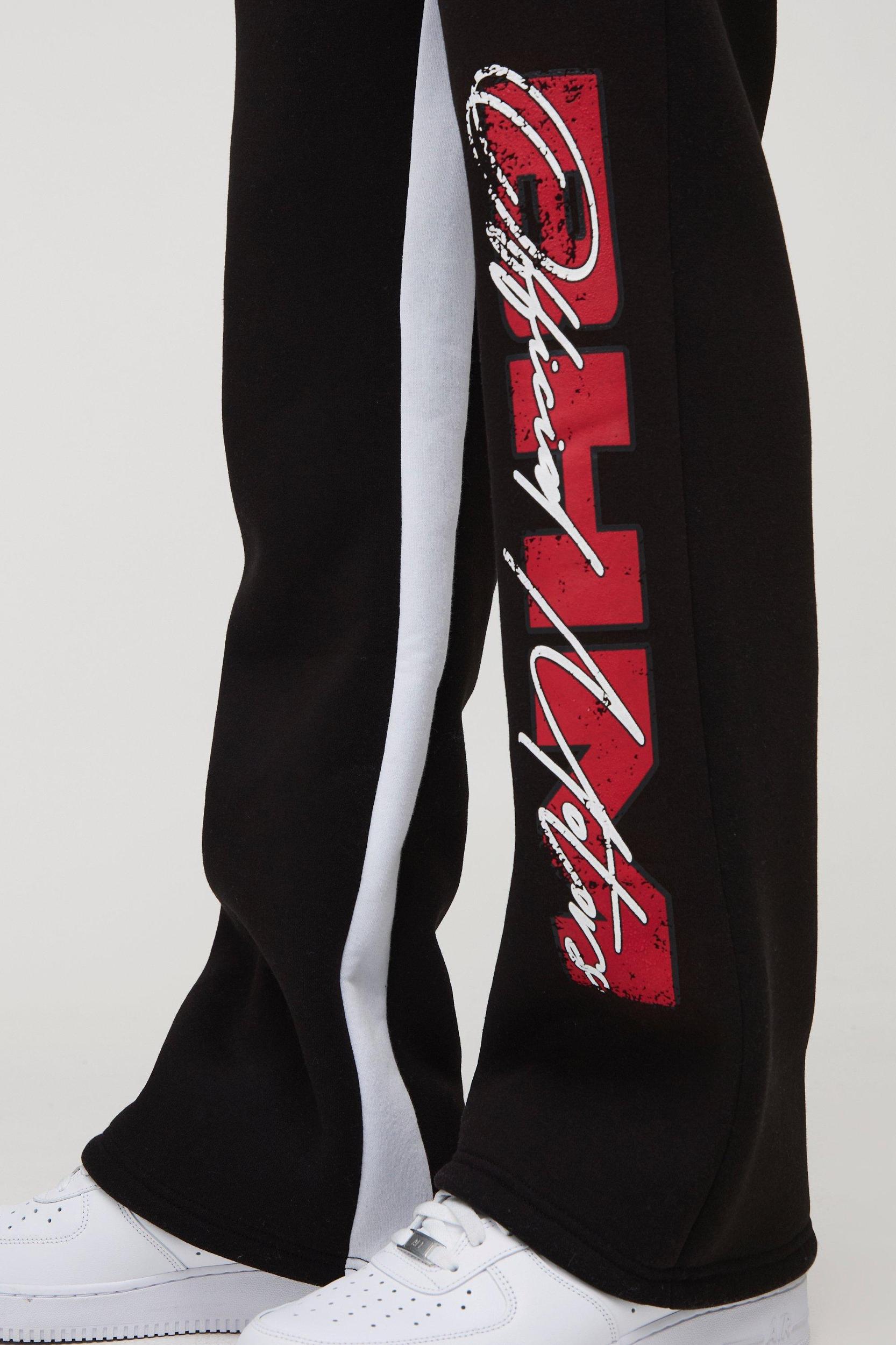 Regular Fit BHM Gusset Sweatpants | boohooMAN USA Product Image