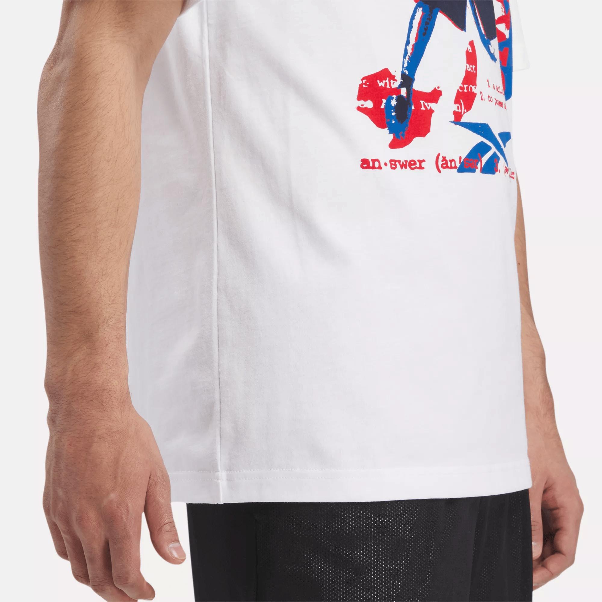 Men's Basketball Iverson Graphic T-Shirt Male Product Image