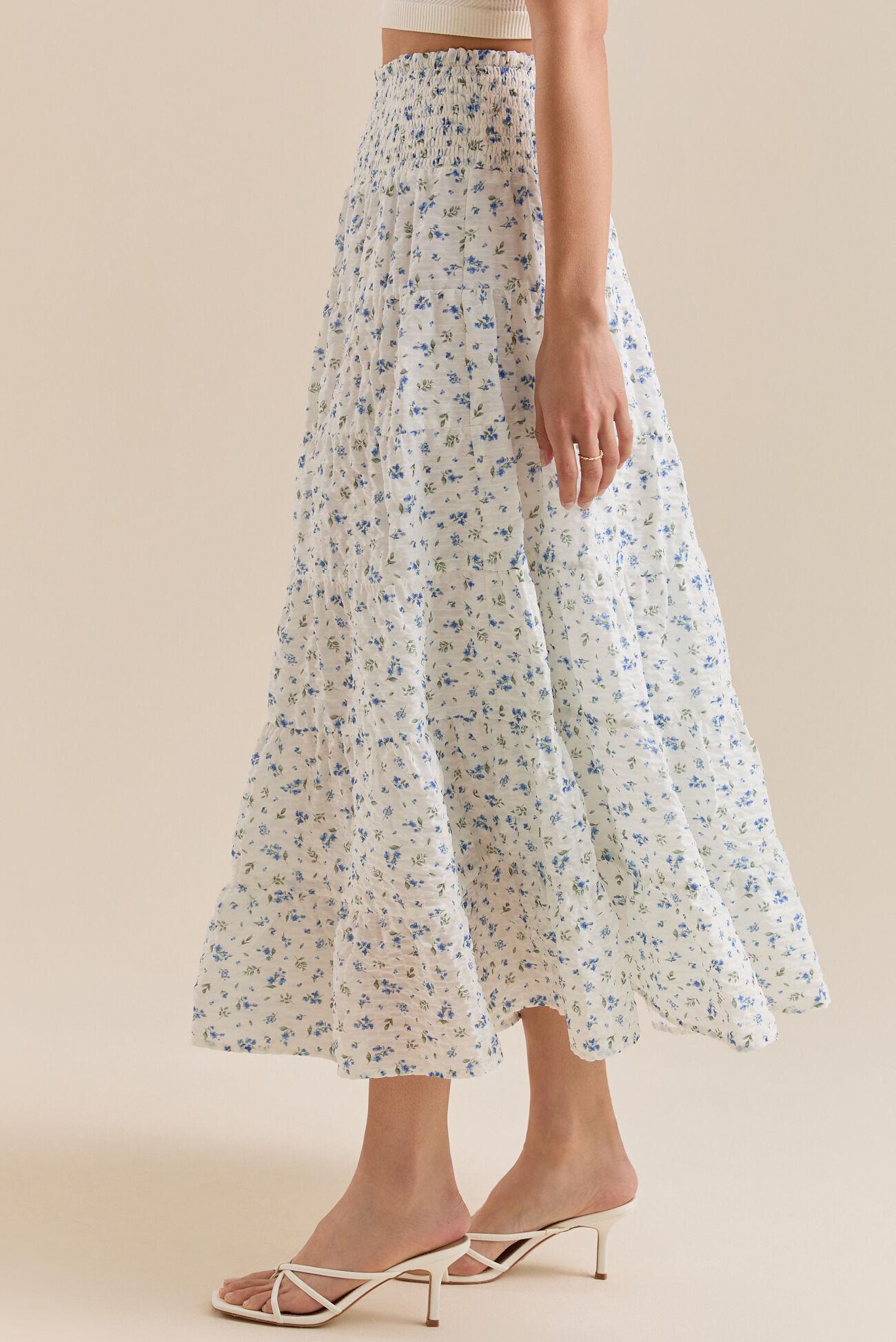 Ruth Floral Midi Skirt Product Image