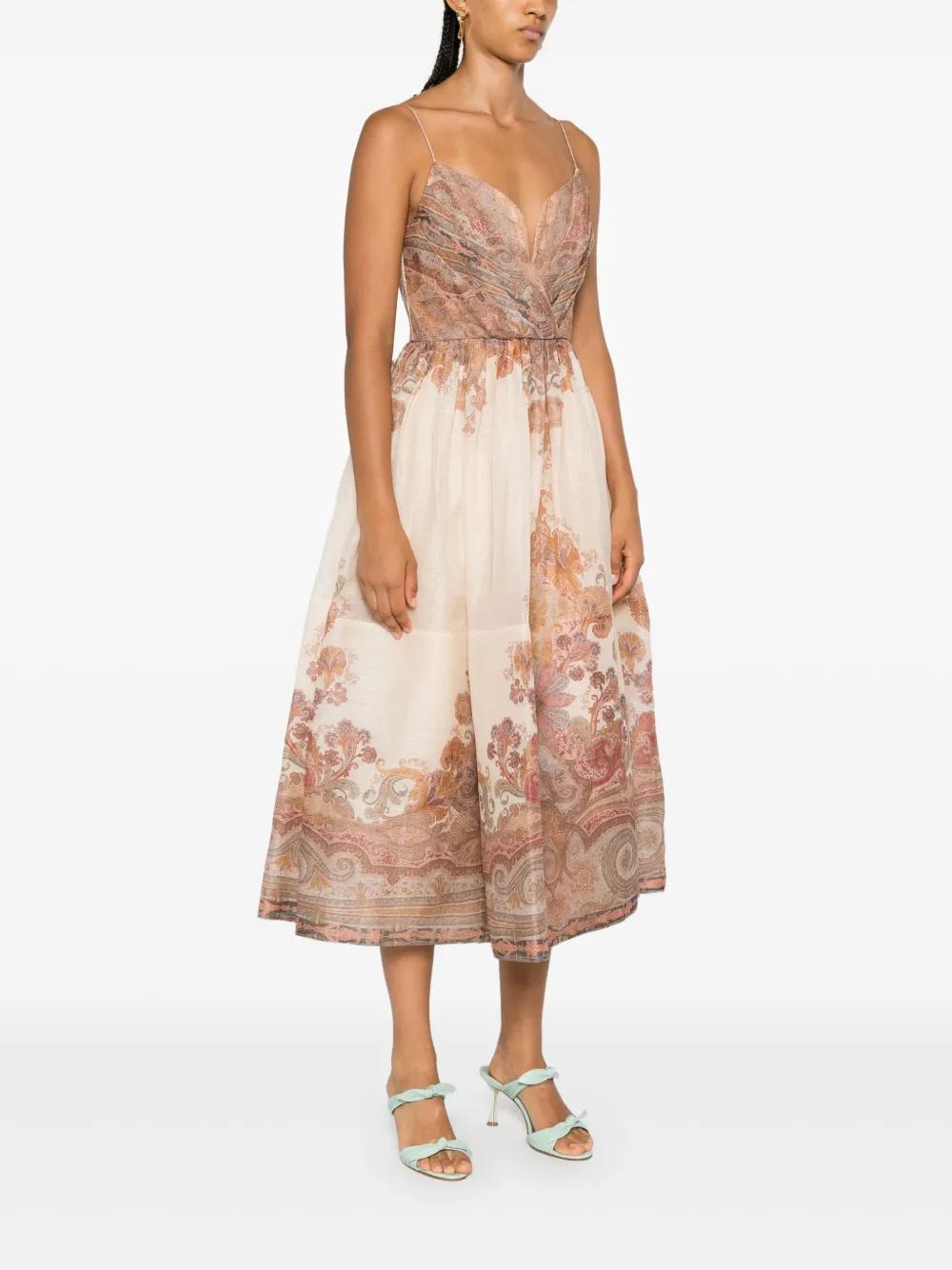 Illustration midi dress Product Image