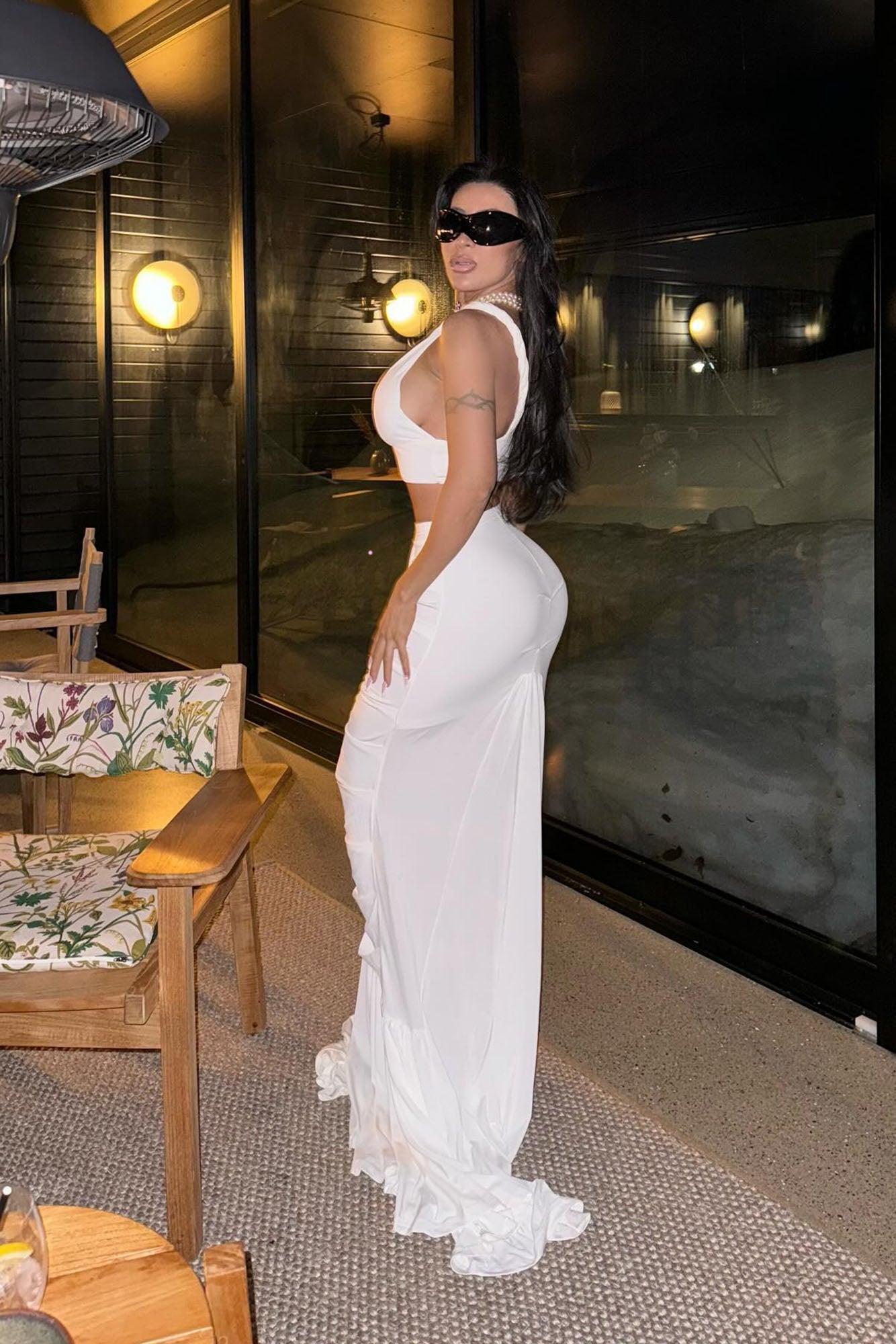 Marilyn Skirt Set - White Product Image