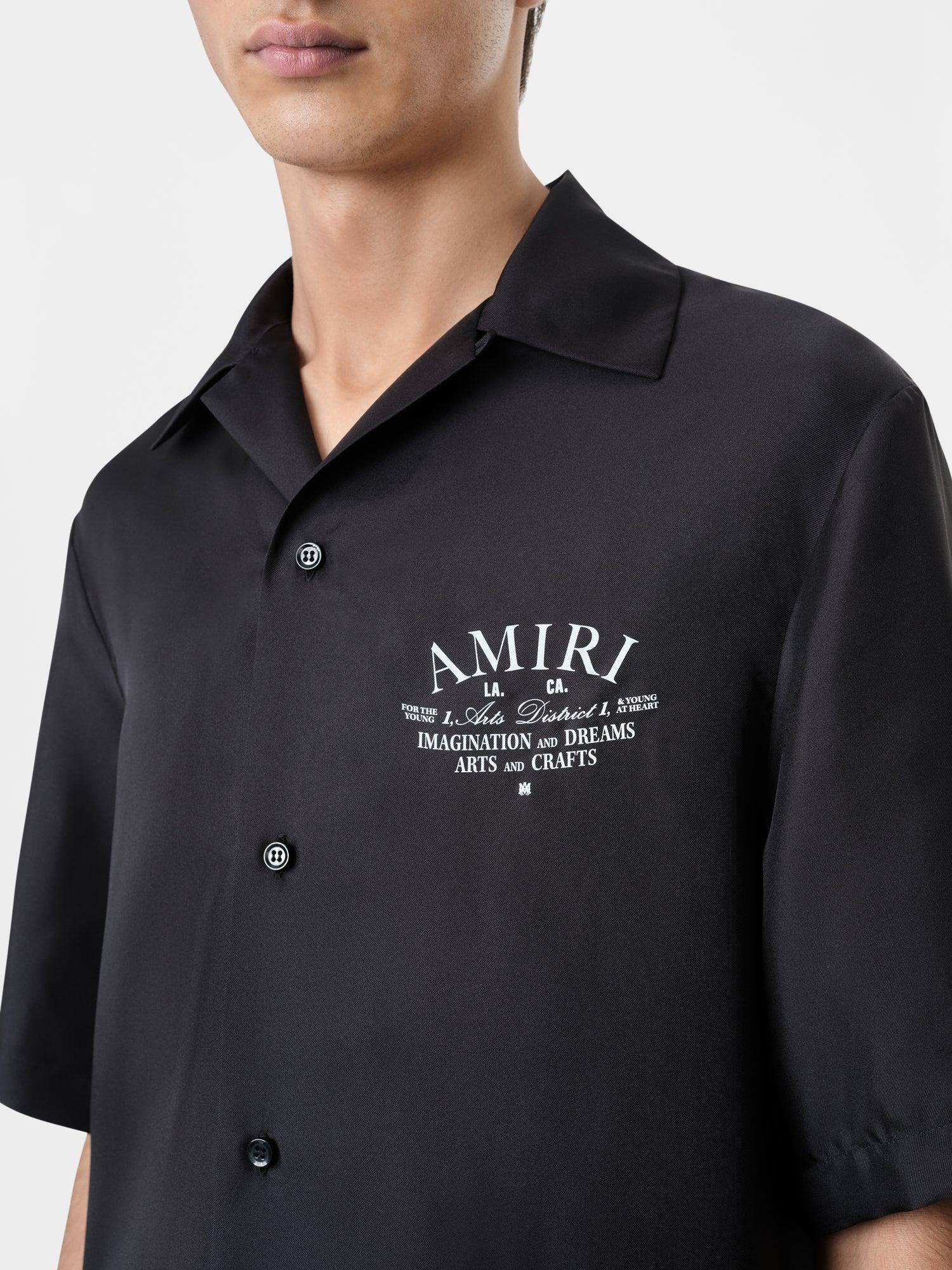 ARTS DISTRICT BOWLING SHIRT - Black Male Product Image