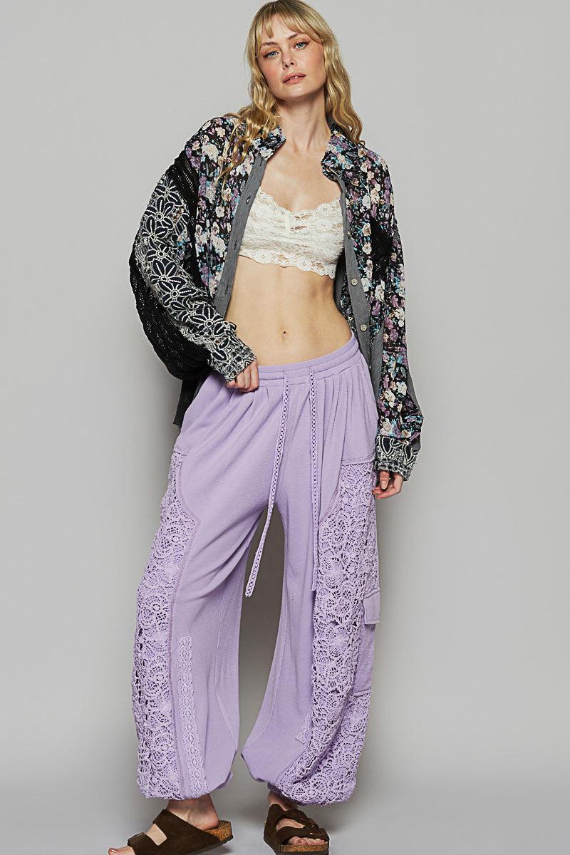 Lace & Floral Shirt Product Image