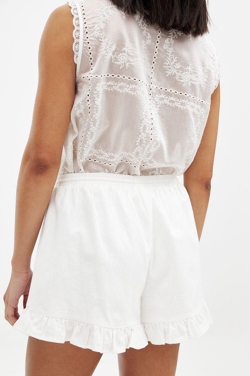 Womens Corset Linen Midi A-Line Dress - Universal Thread White S: Backless, Spaghetti Straps, Side Pocket Product Image