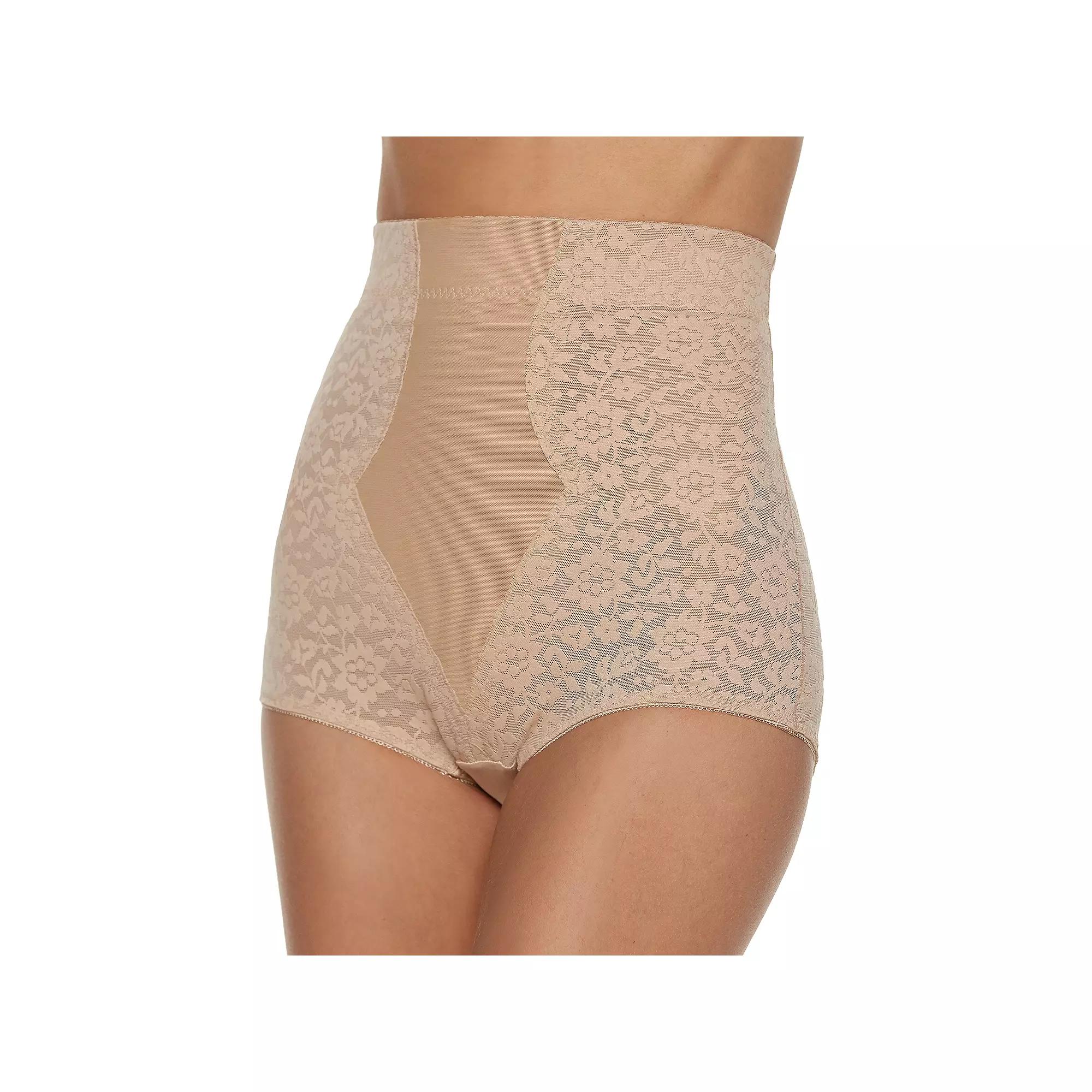 Women's Lunaire Firm Control High-Wasit Lace Brief 469-K, Size: 2XL, Beige Product Image