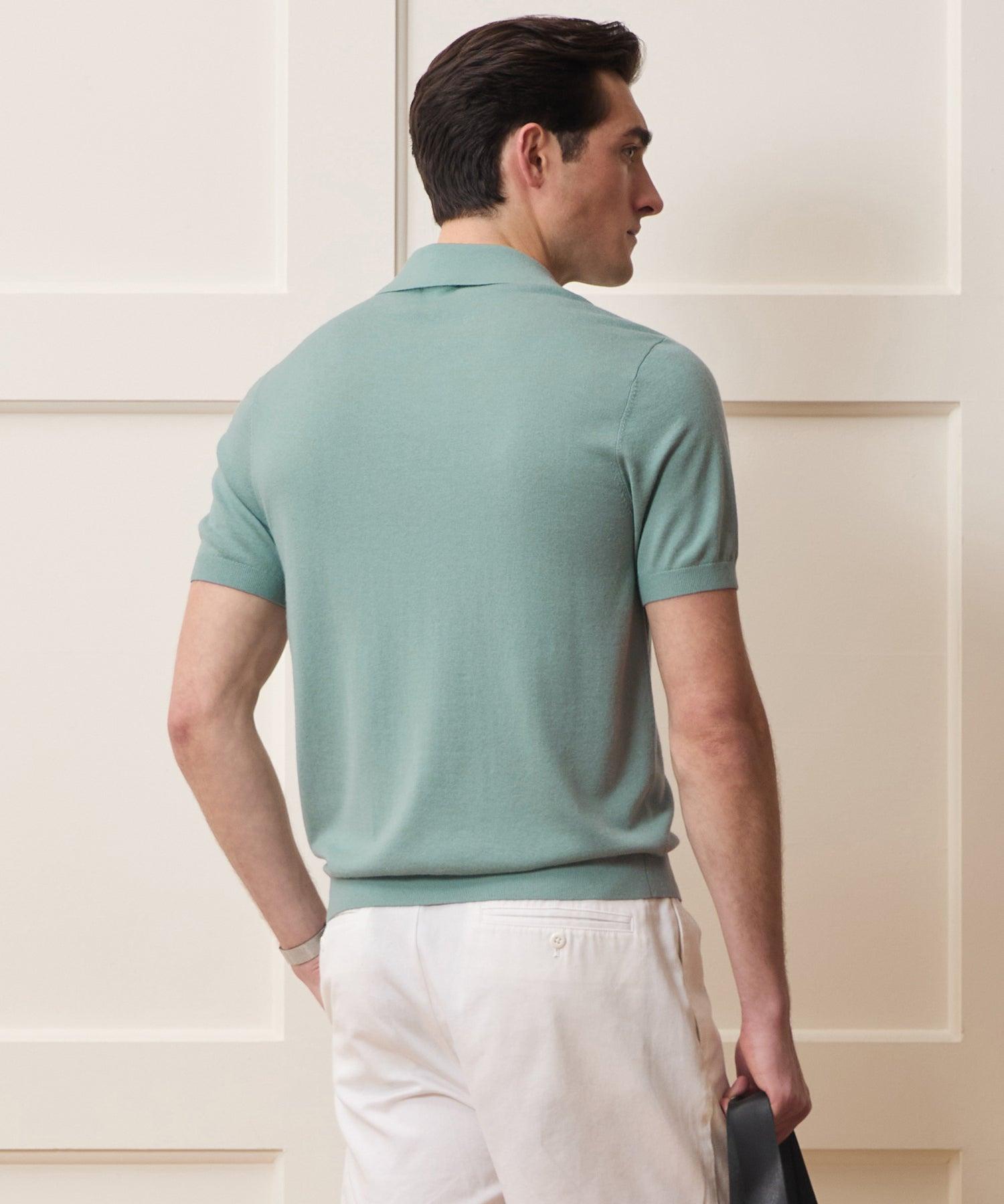 Silk-Cashmere Montauk Sweater Polo Product Image