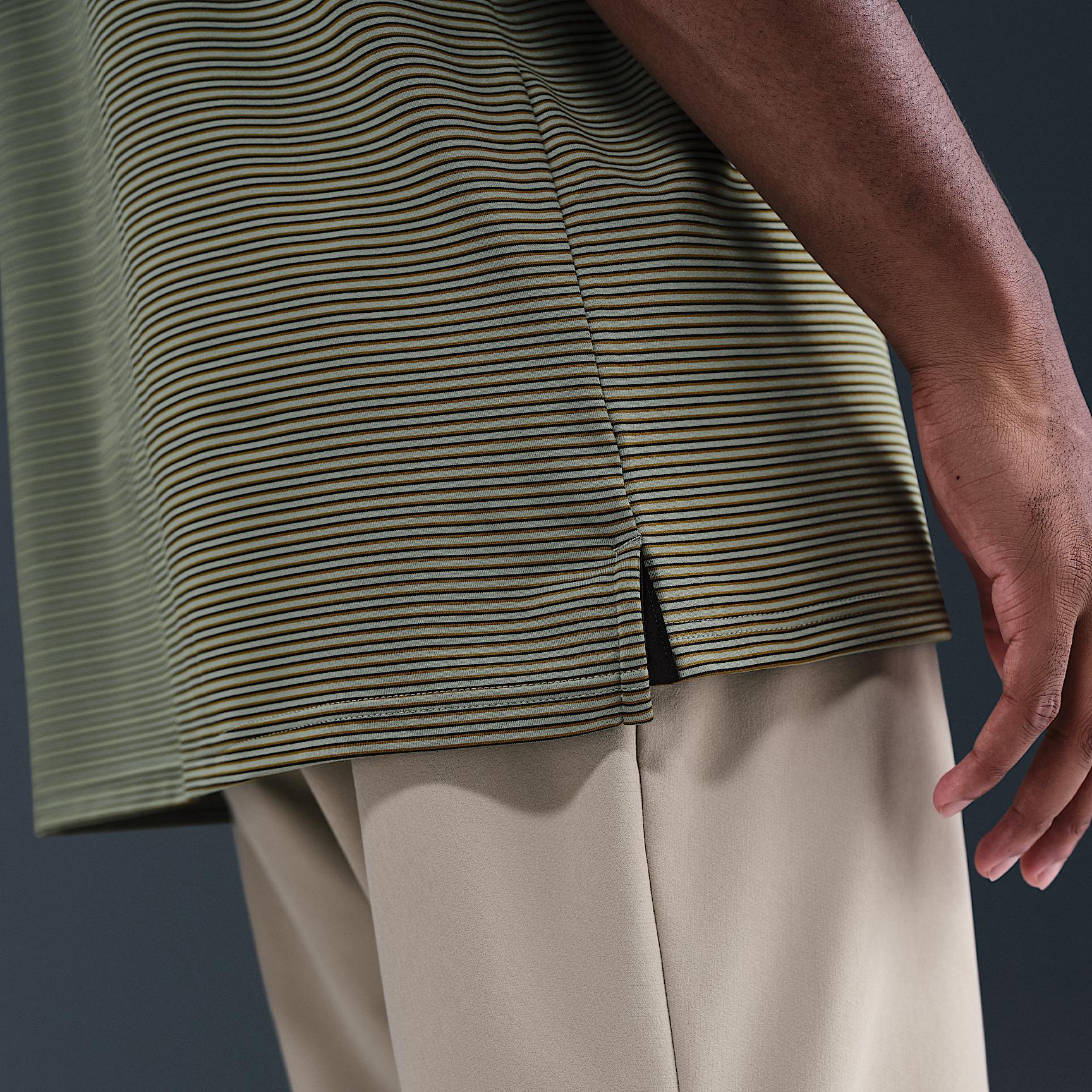 Nike Mens Tour Dri-FIT Striped Golf Polo | FZ7479-237 Product Image