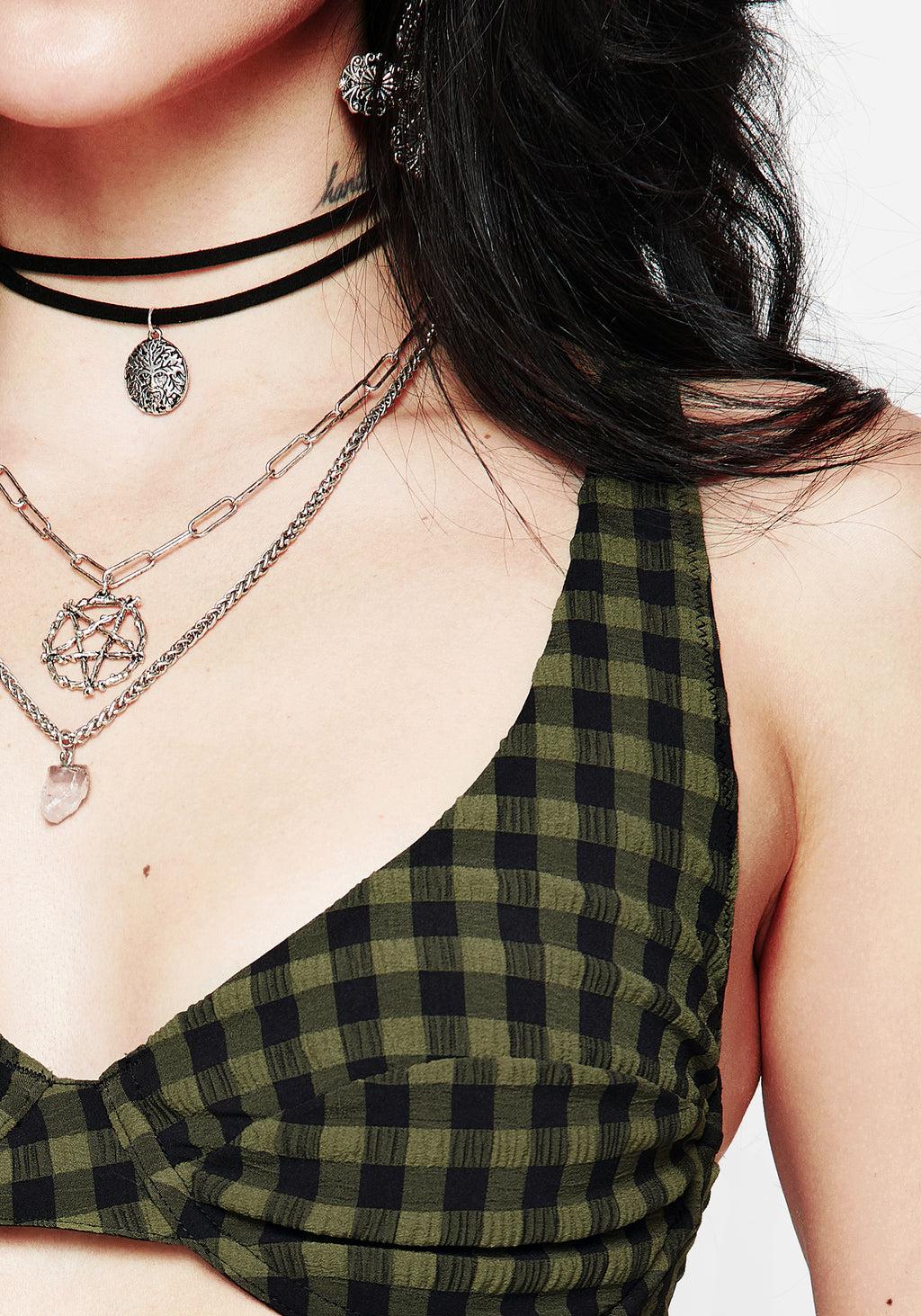 Terra Gingham Underwired Bikini Top Product Image