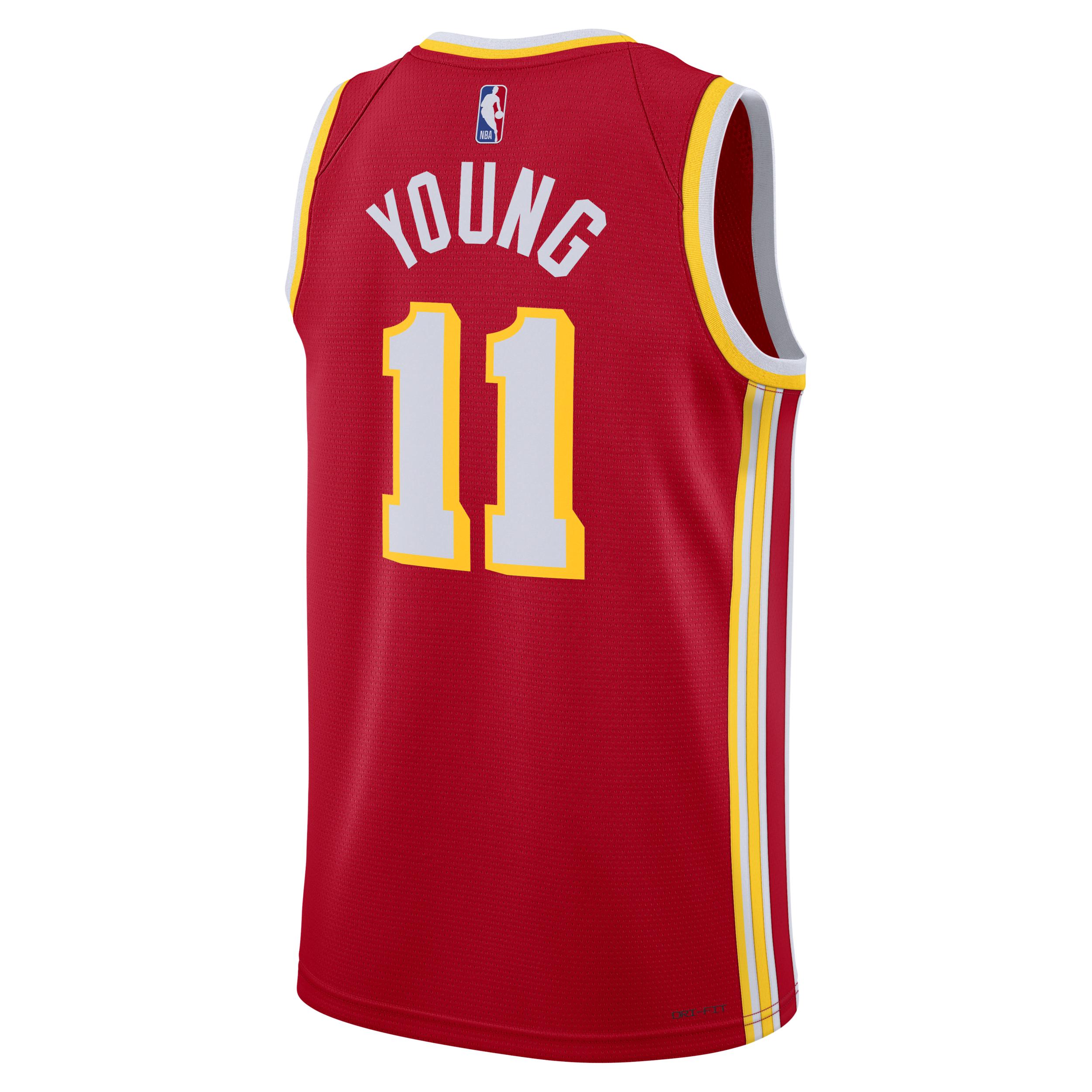 Atlanta Hawks Icon Edition Nike Mens Dri-FIT NBA Swingman Jersey | DN1995-657 Product Image