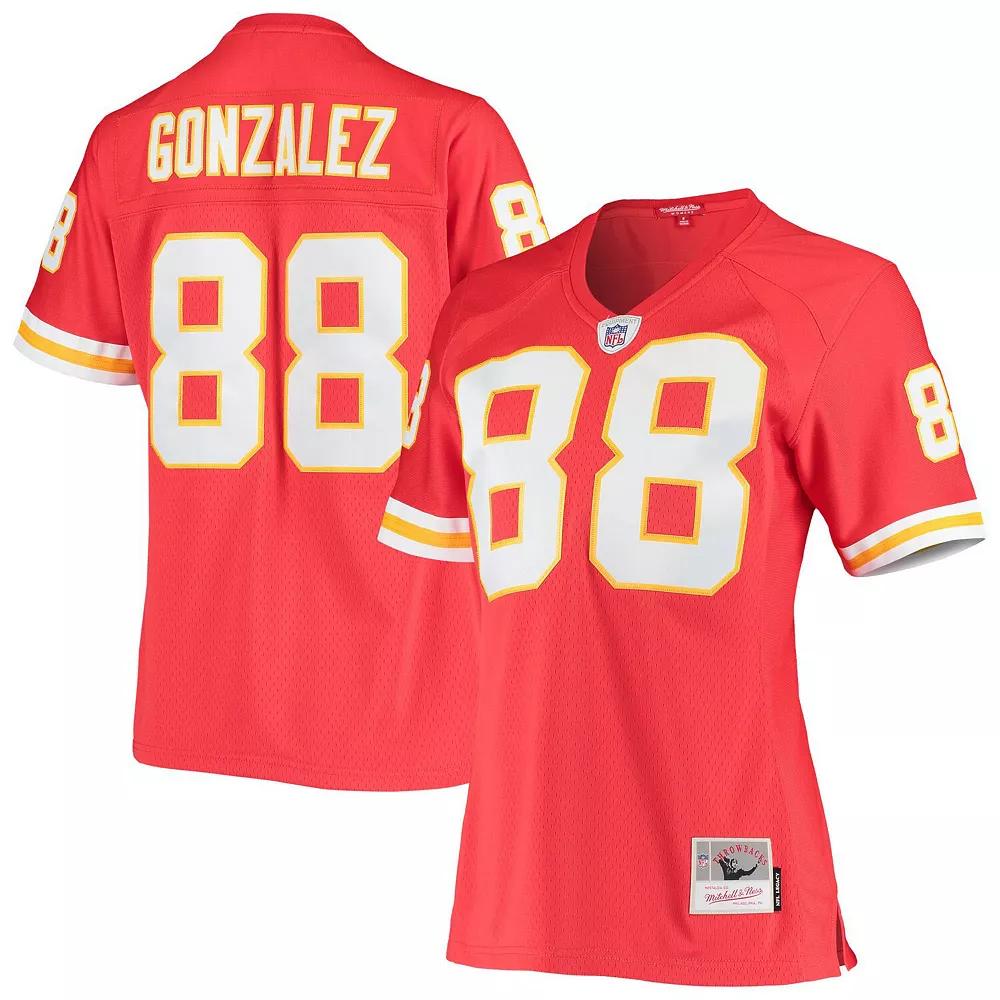 Women's Mitchell & Ness Tony Gonzalez Red Kansas City Chiefs Legacy Replica Team Jersey,  Product Image