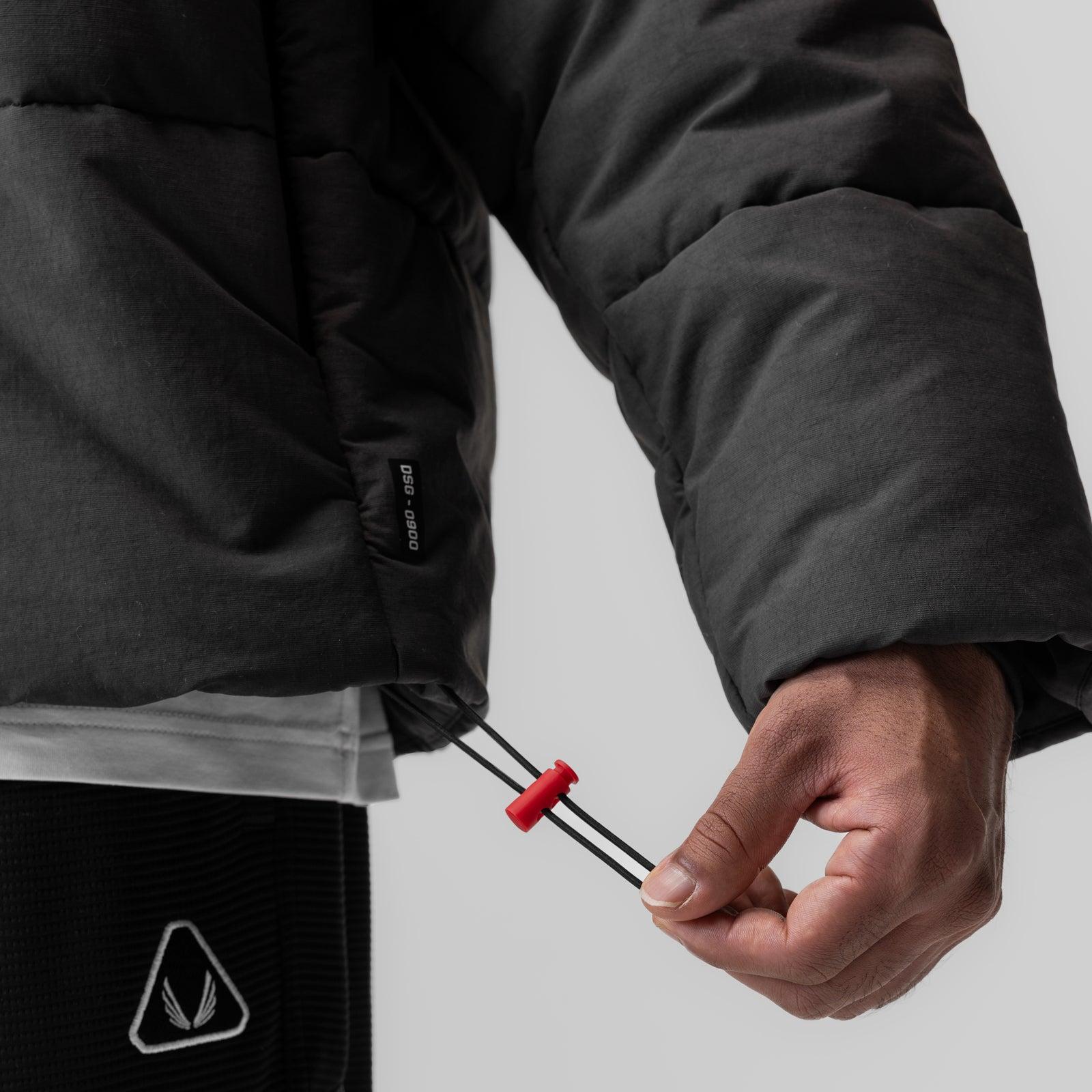 0900. PrimaLoft® Weather-Ready Puffer Jacket - Black "Wave Dye" Product Image