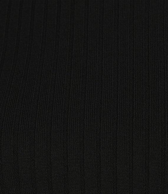 J.McLaughlin Arlette Solid Ribbed Knit Long Sleeve Turtleneck Sweater Product Image