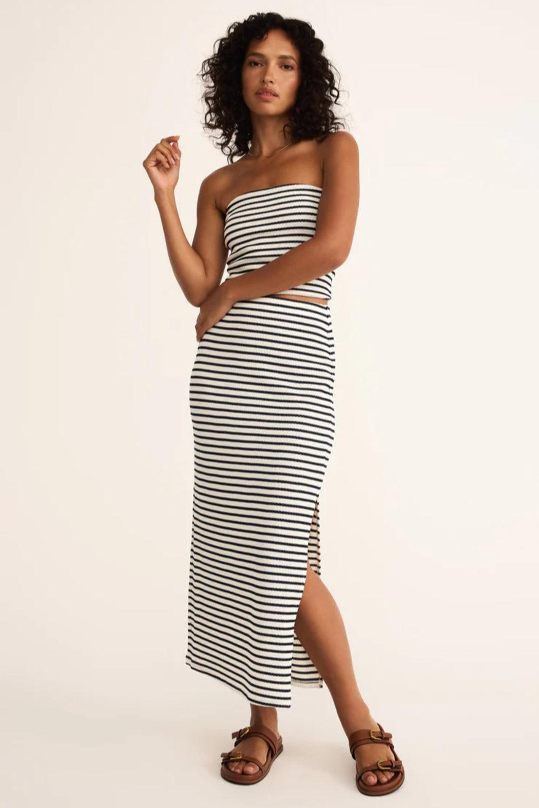 Caffari Stripe Tube Top Product Image