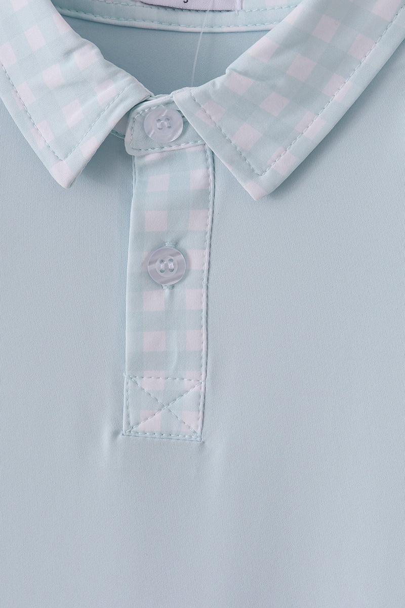 Blue active ruffle dress set Product Image