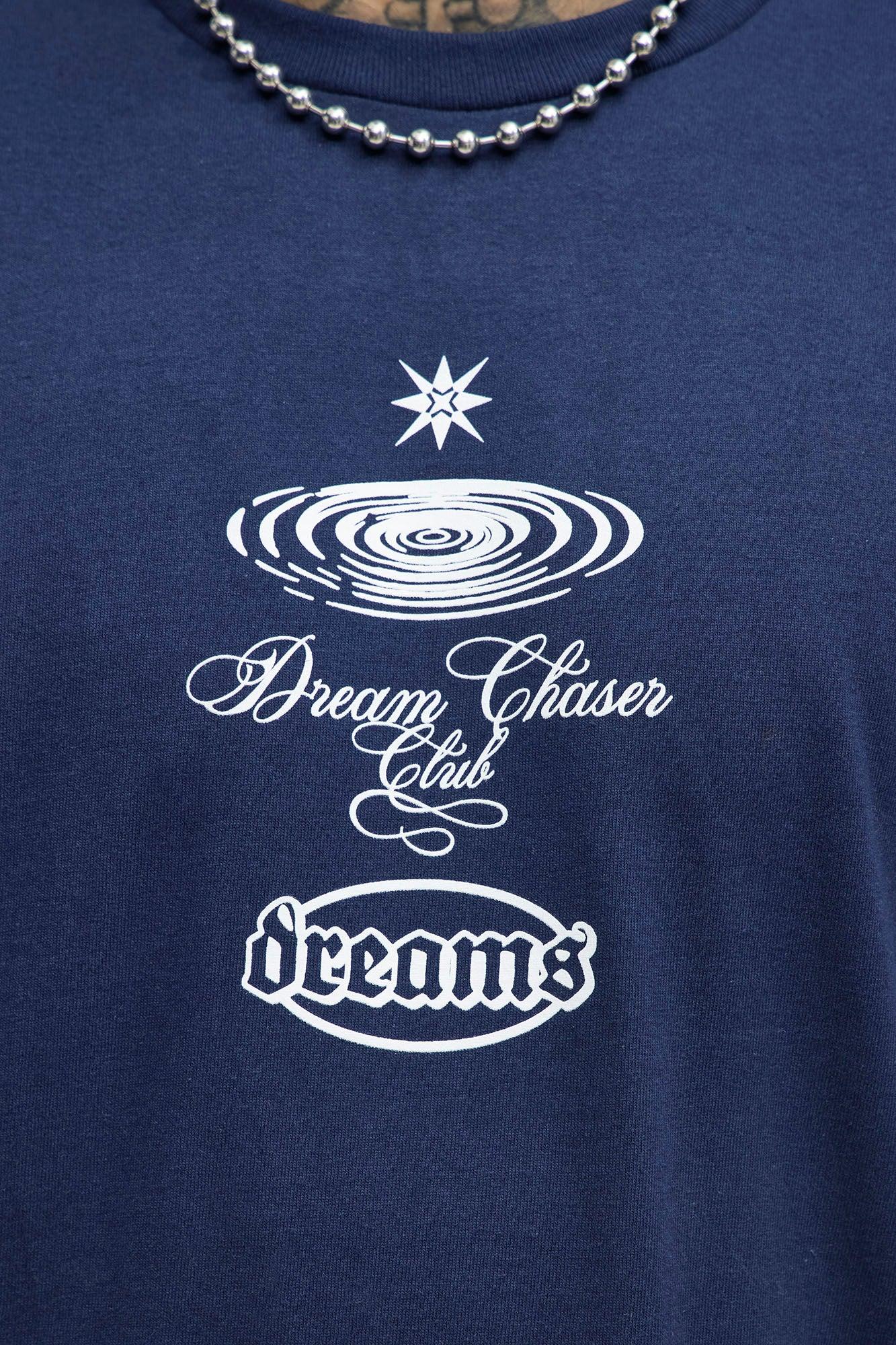 Dream Chasers Club Short Sleeve Tee - Blue Product Image