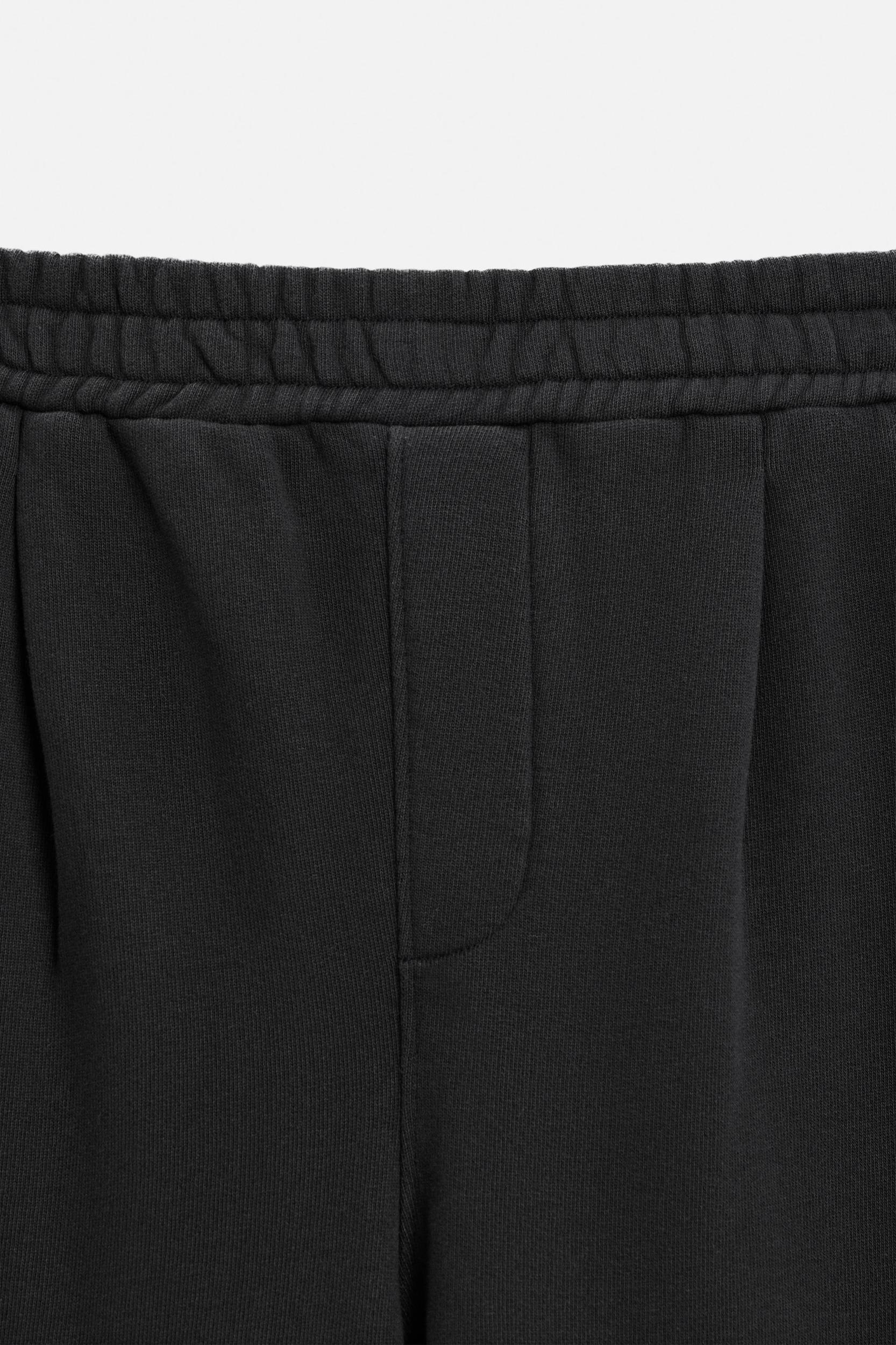 WASHED PLEATED JOGGER PANTS Product Image