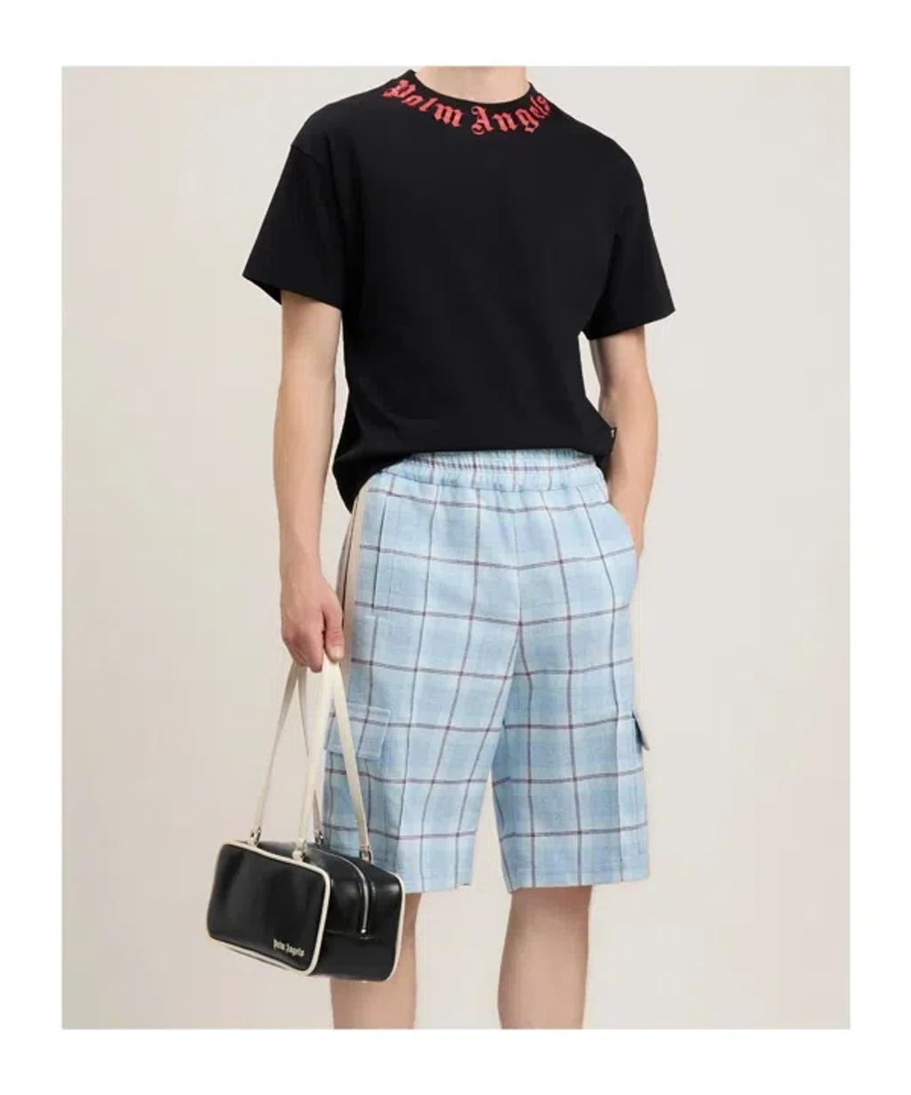 PALM ANGELS Logo Graphic Cotton T-shirt In Black Product Image