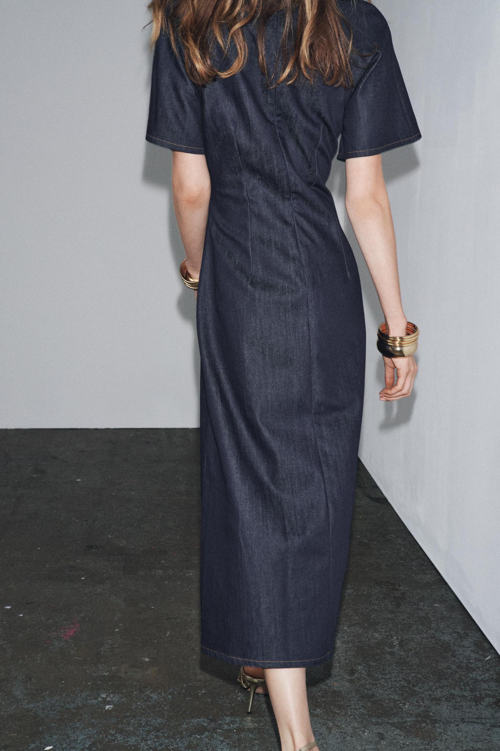 ZW COLLECTION DENIM LONG DRESS Product Image