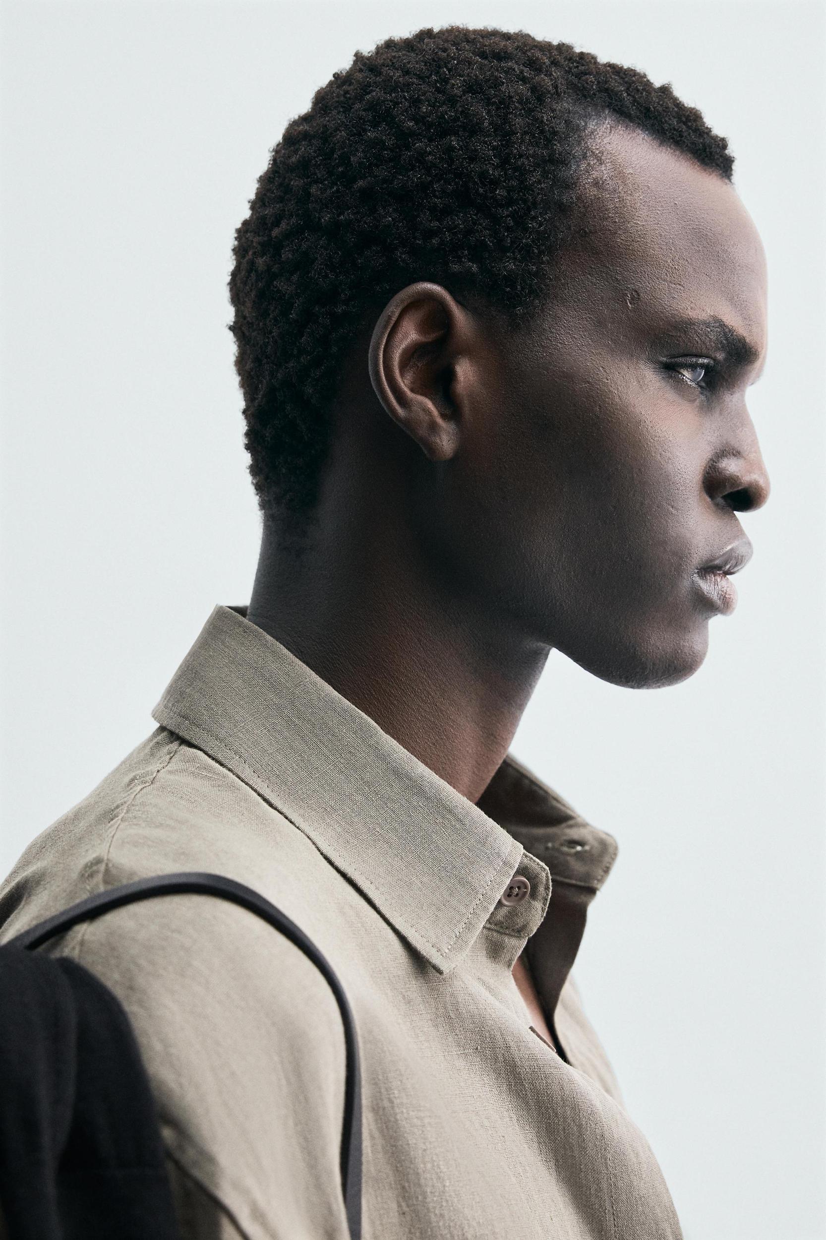 WASHED 100% LINEN SHIRT Product Image