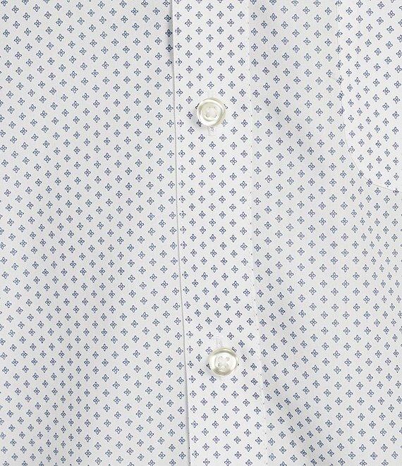 Gold Label Roundtree & Yorke Long Sleeve Geometric Print Sport Shirt Product Image