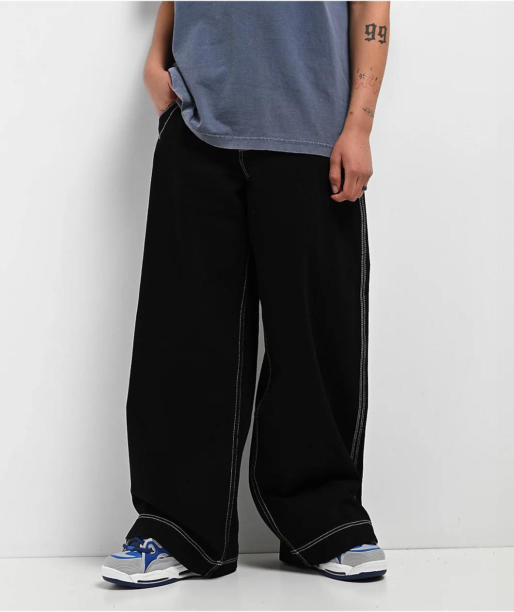 Empyre Brown Wash Ultra Loose Skate Jeans Product Image