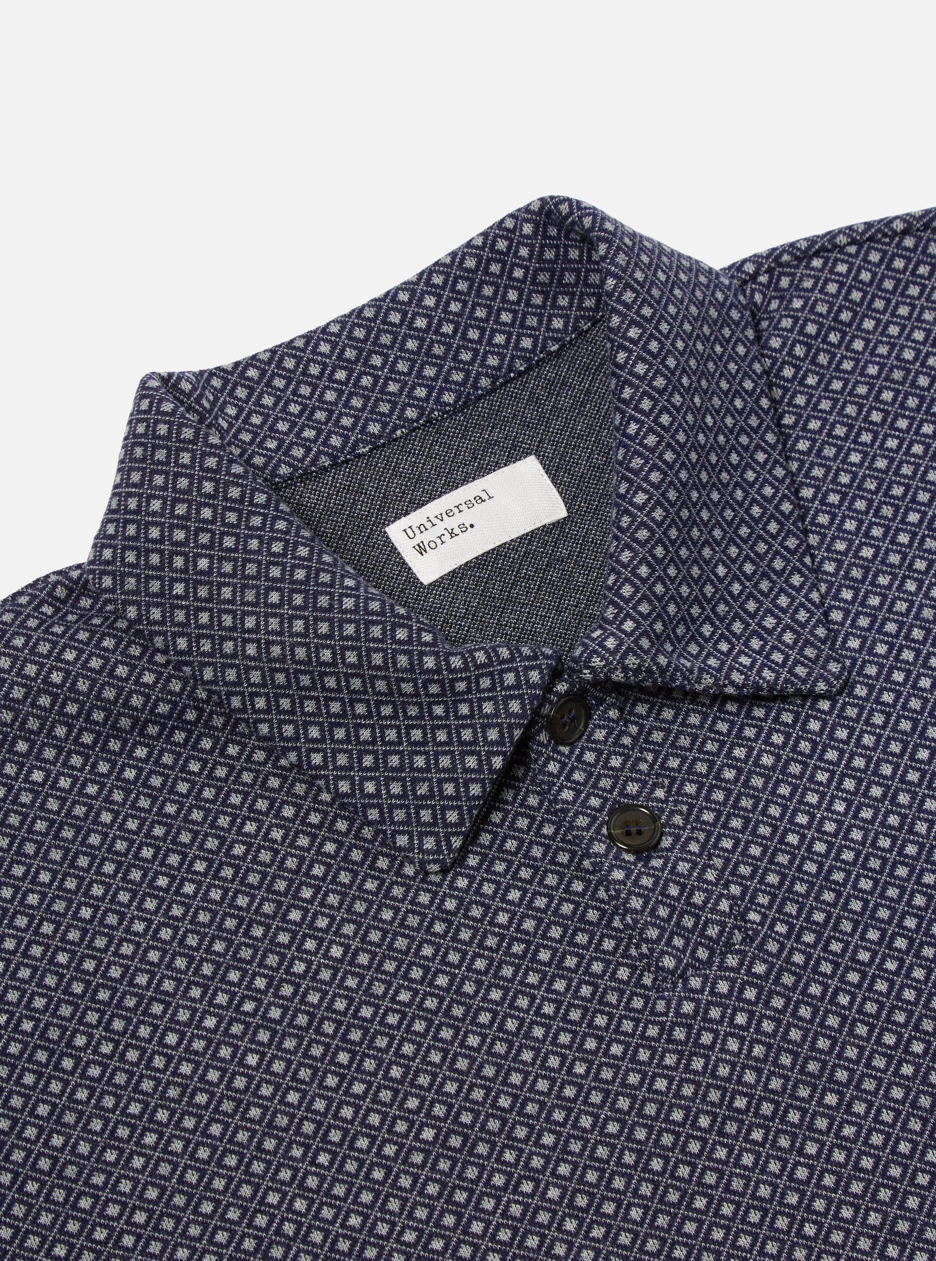 Navy Argyll Jersey Newlyn Polo Product Image