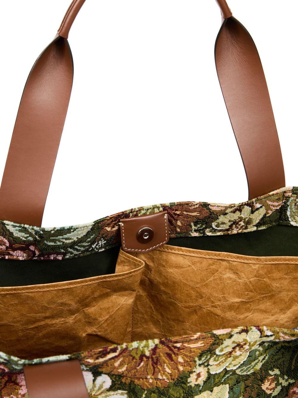 large floral-print tote bag Product Image