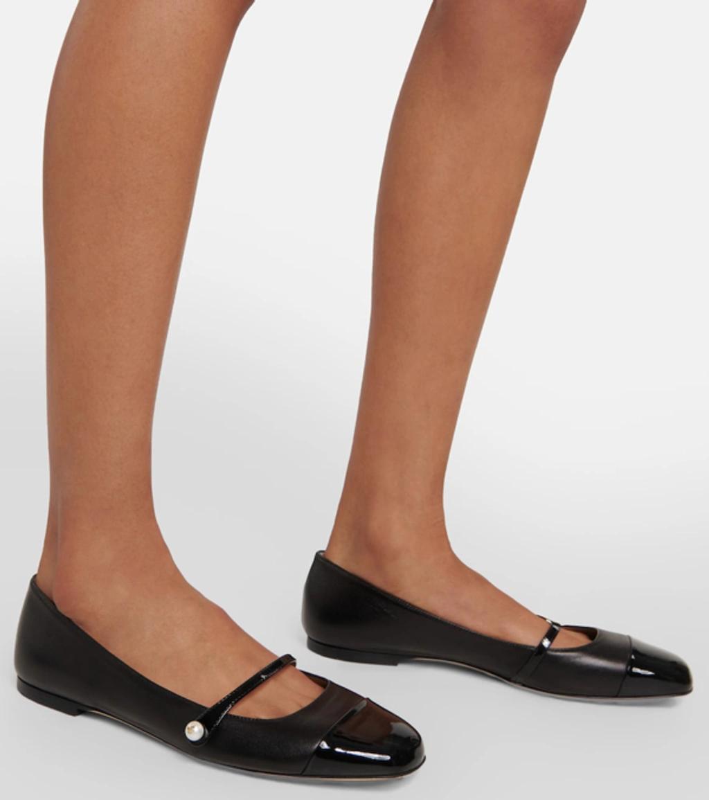 JIMMY CHOO Elisa Ballet Flats In Black Product Image