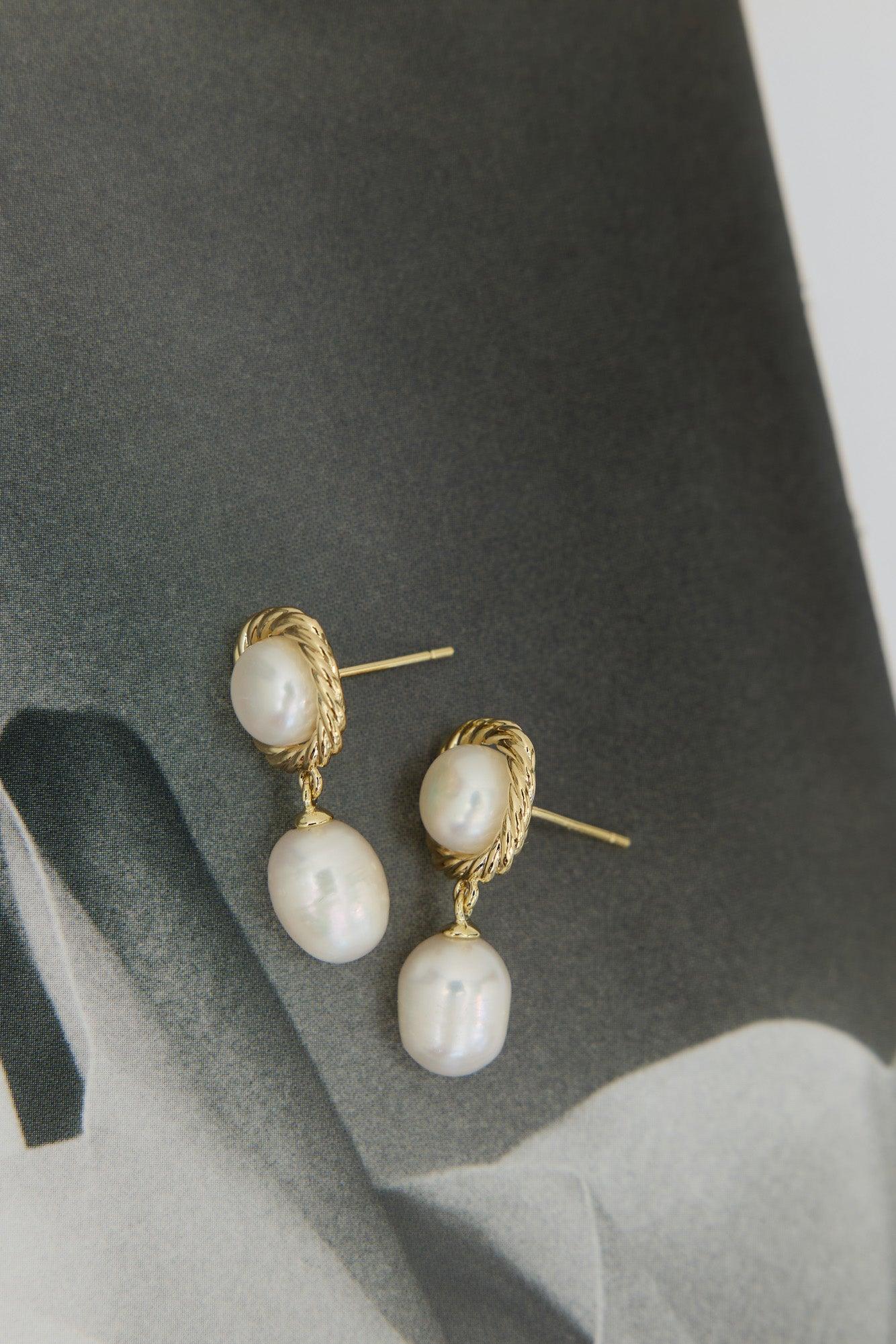 Money Honey Earrings Gold Product Image