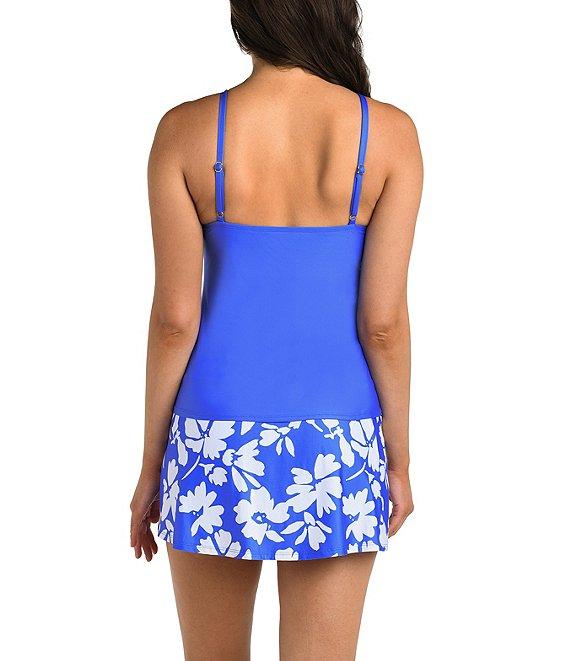 24th & Ocean Solid High Waist Swim Bottom Product Image