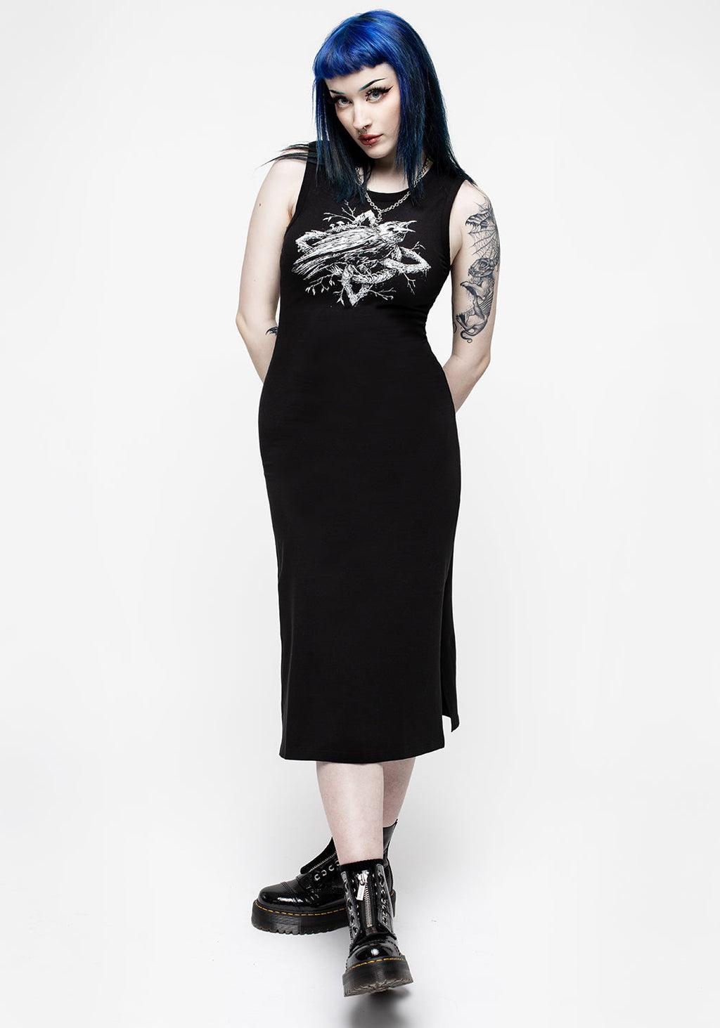 Korun Sleeveless Midi Dress Product Image