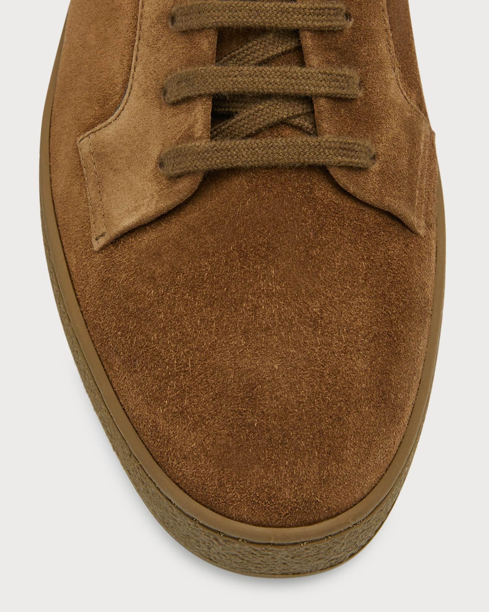 Men's Molton Suede Low-Top Sneakers Product Image