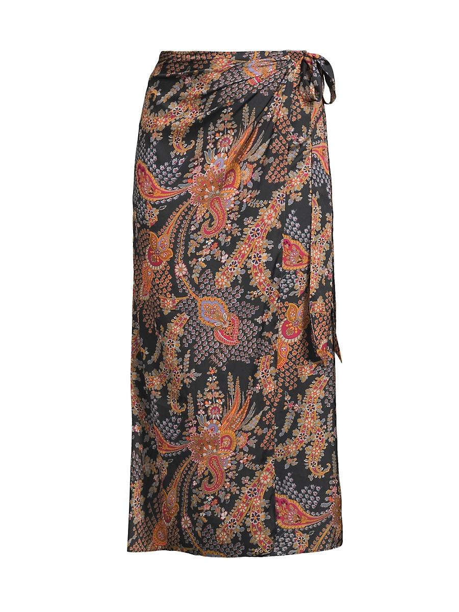 Womens Stella Printed Sarong Skirt Product Image