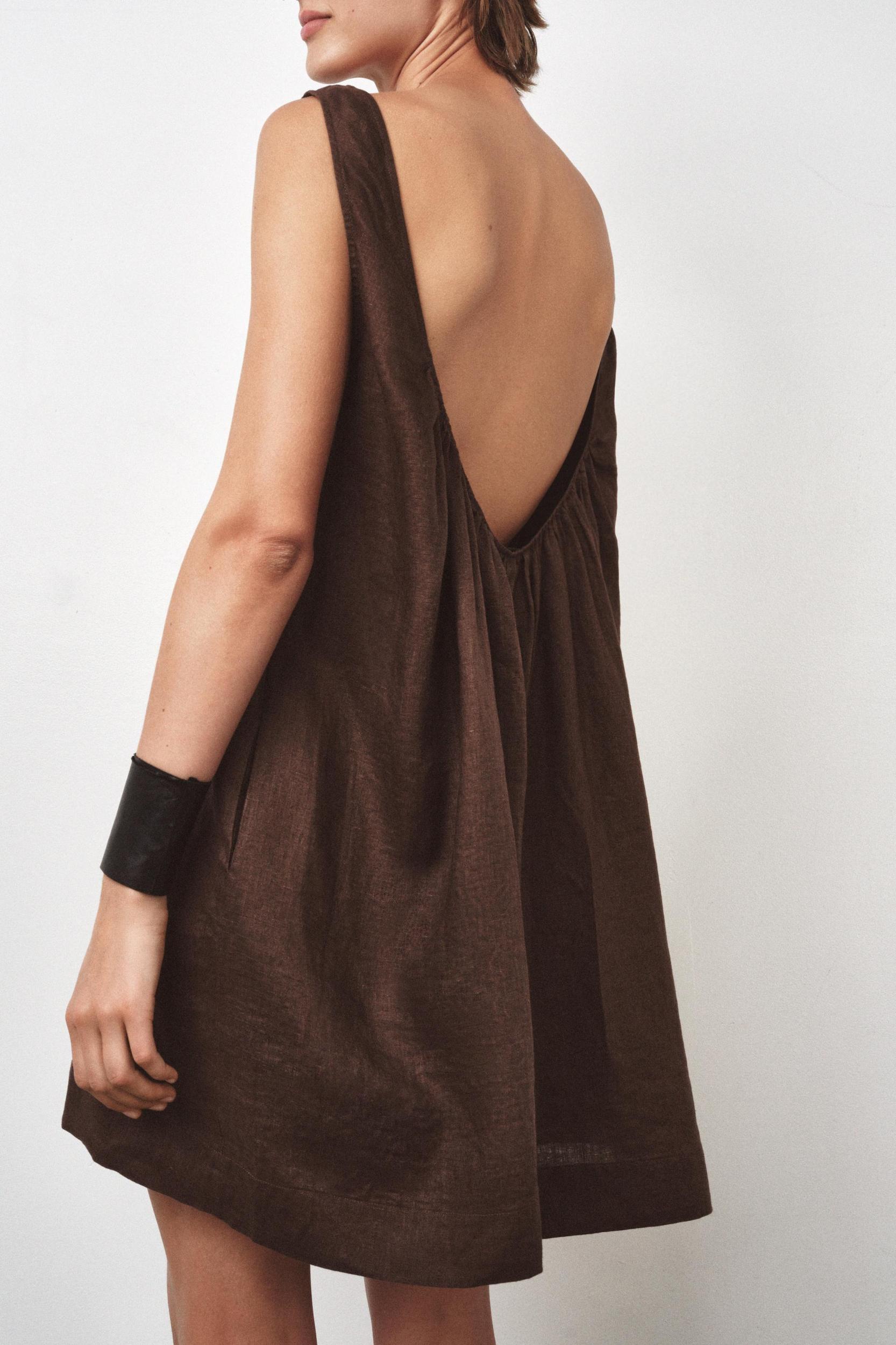 100% LINEN JUMPSUIT ZW COLLECTION Product Image