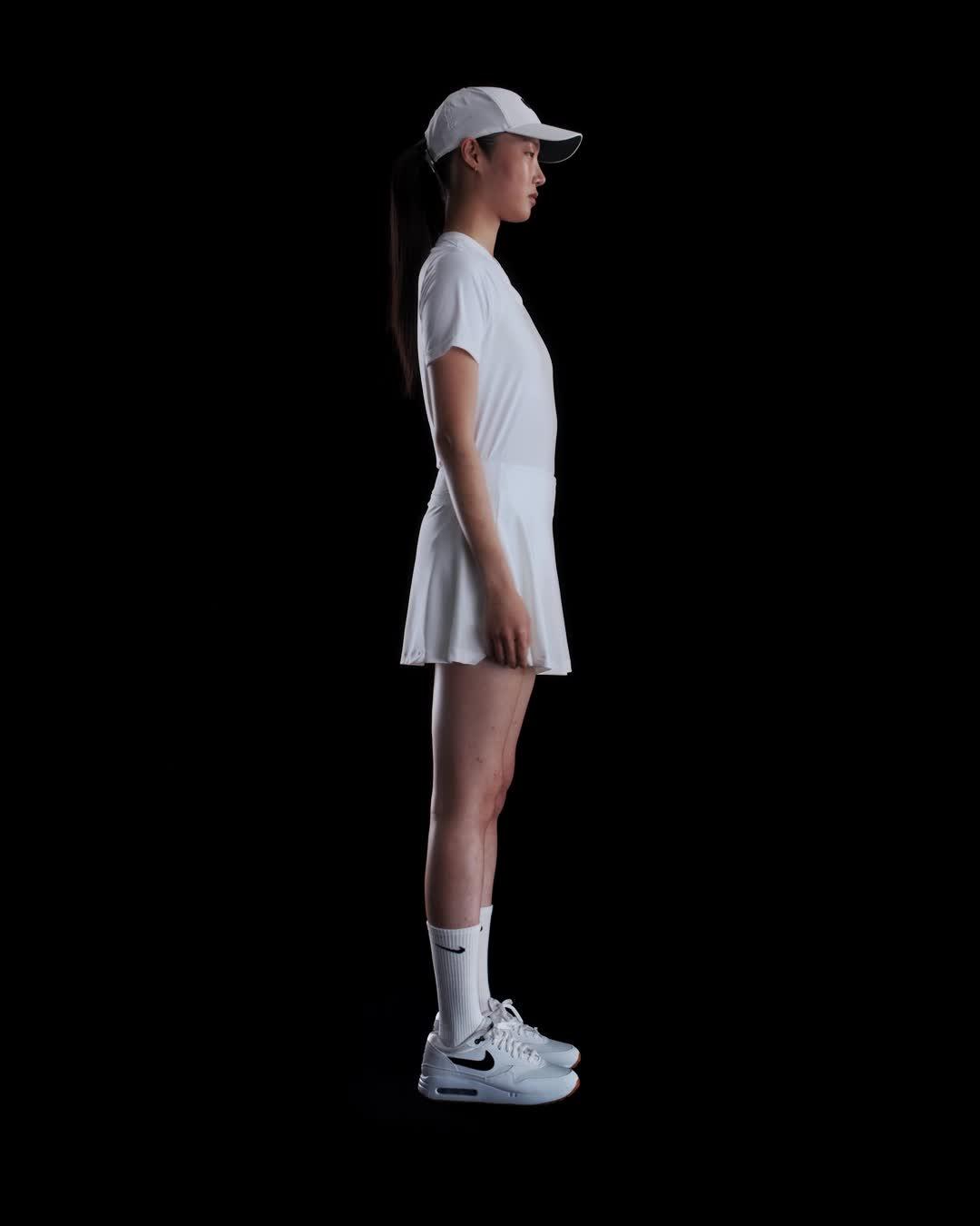 Nike Women's Victory Dri-FIT Short-Sleeve Striped Golf Polo Product Image