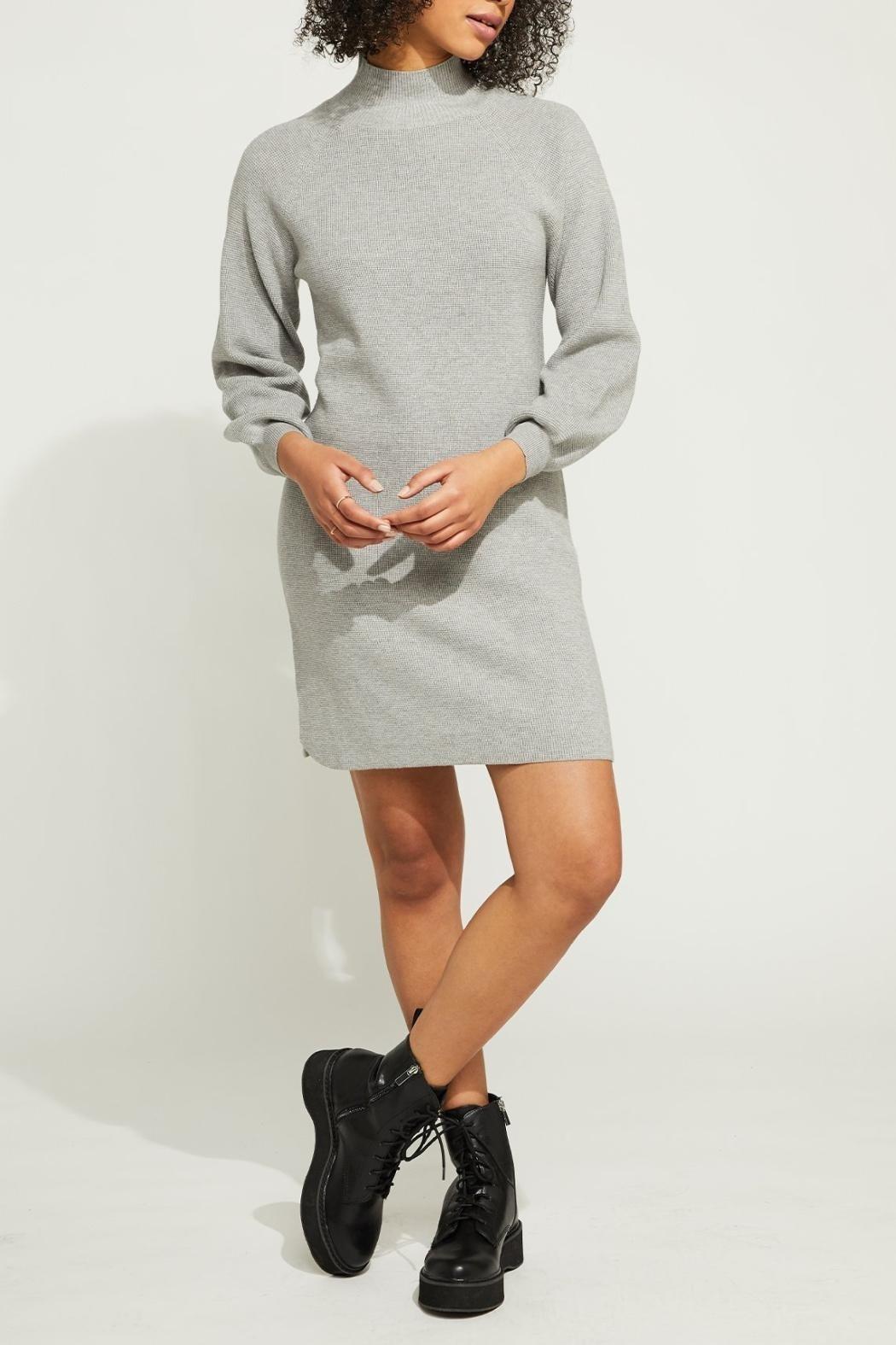 Waffled Sweater Dress Product Image