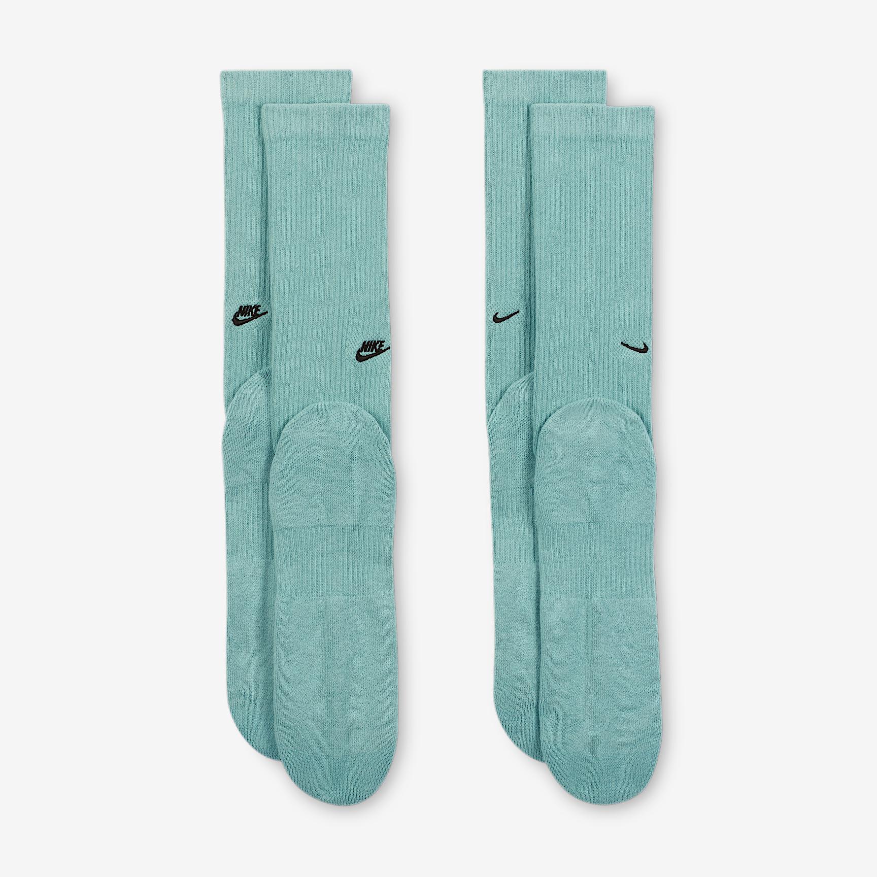 Nike Unisex Everyday Cushioned Crew Socks (2 Pairs) Product Image
