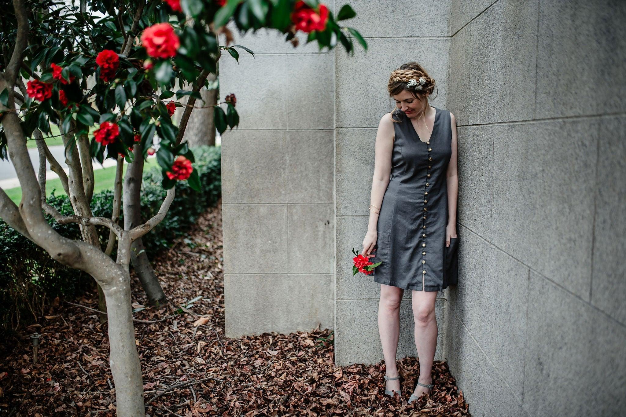 Sleeveless Fiona in Ash Portifino Product Image