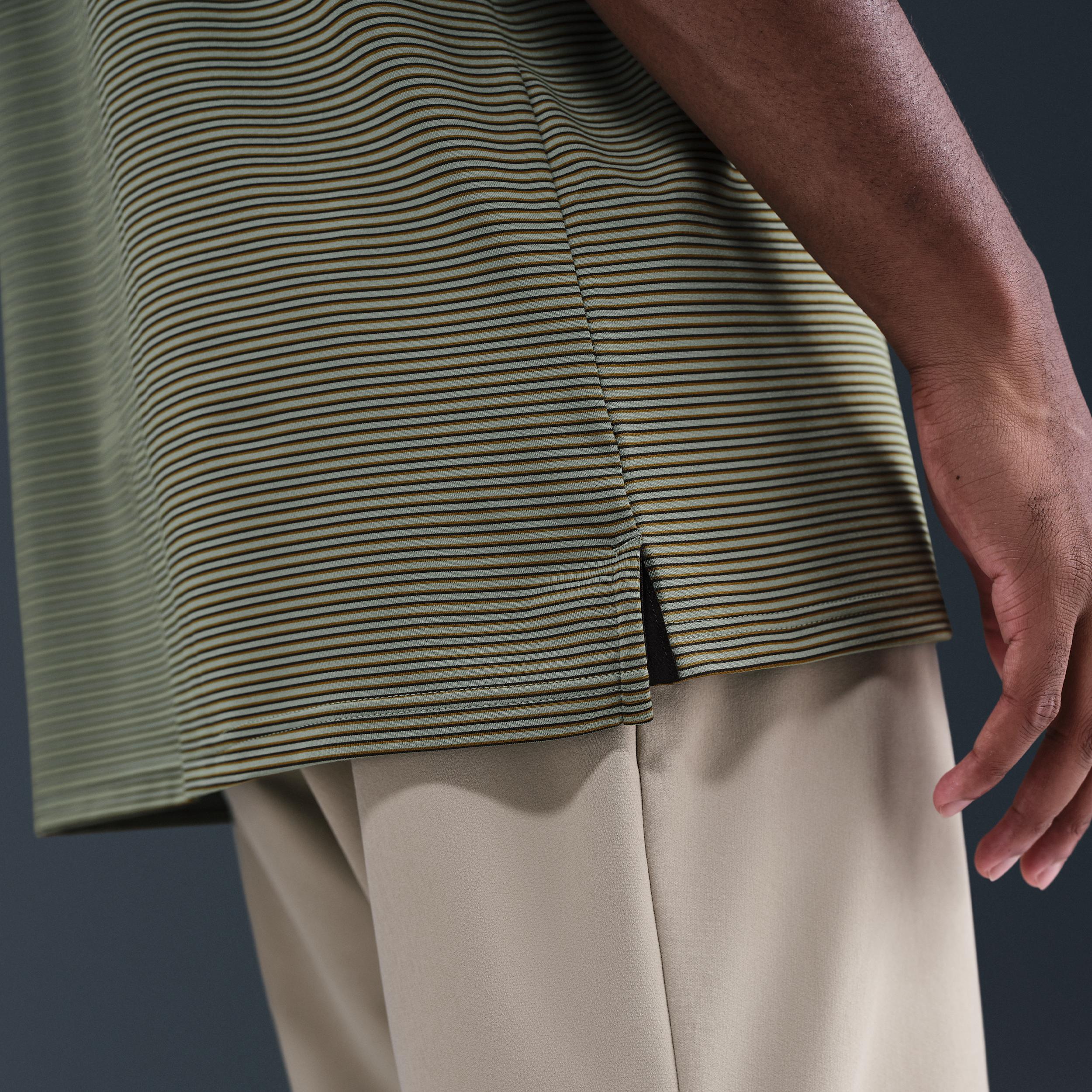 Nike Mens Tour Dri-FIT Striped Golf Polo | FZ7479-237 Product Image