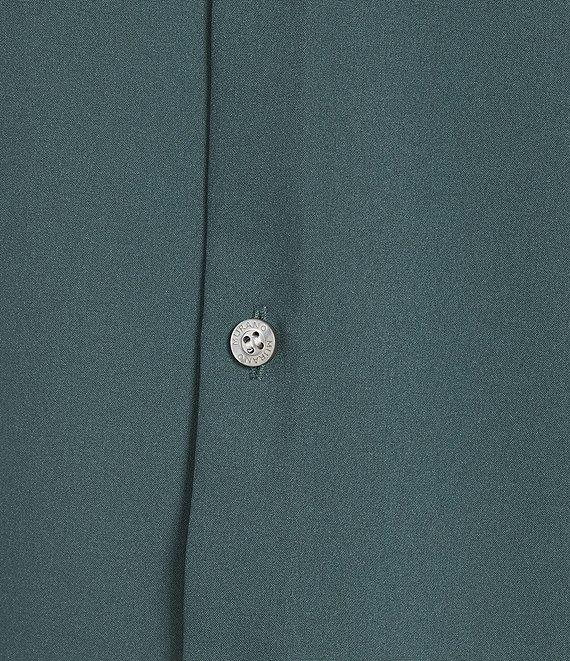 Murano Slim Fit Solid Performance Stretch Long Sleeve Woven Shirt Product Image