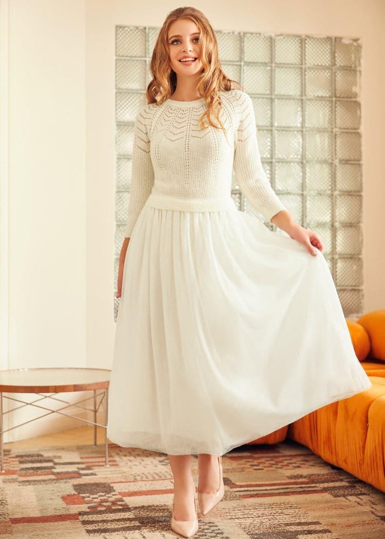 Flaunt Where You Want Twofer Tulle Dress Product Image