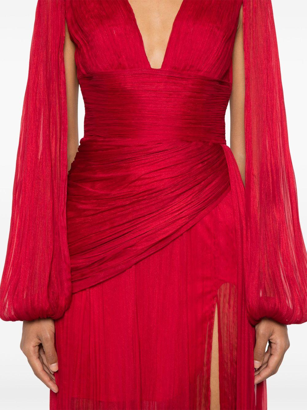 Leona plissé maxi dress Product Image