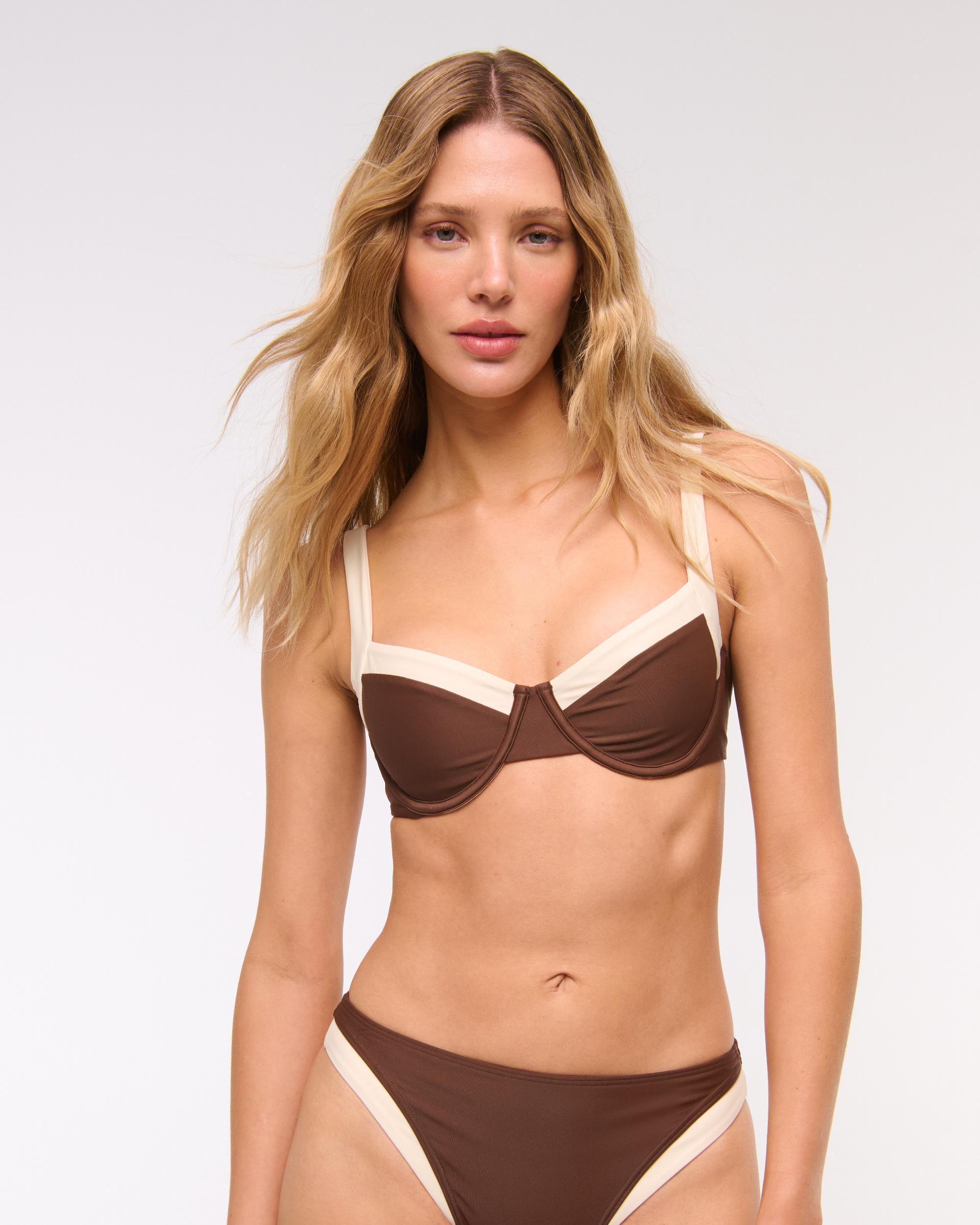 Wide Strap Underwire Bikini Top Product Image