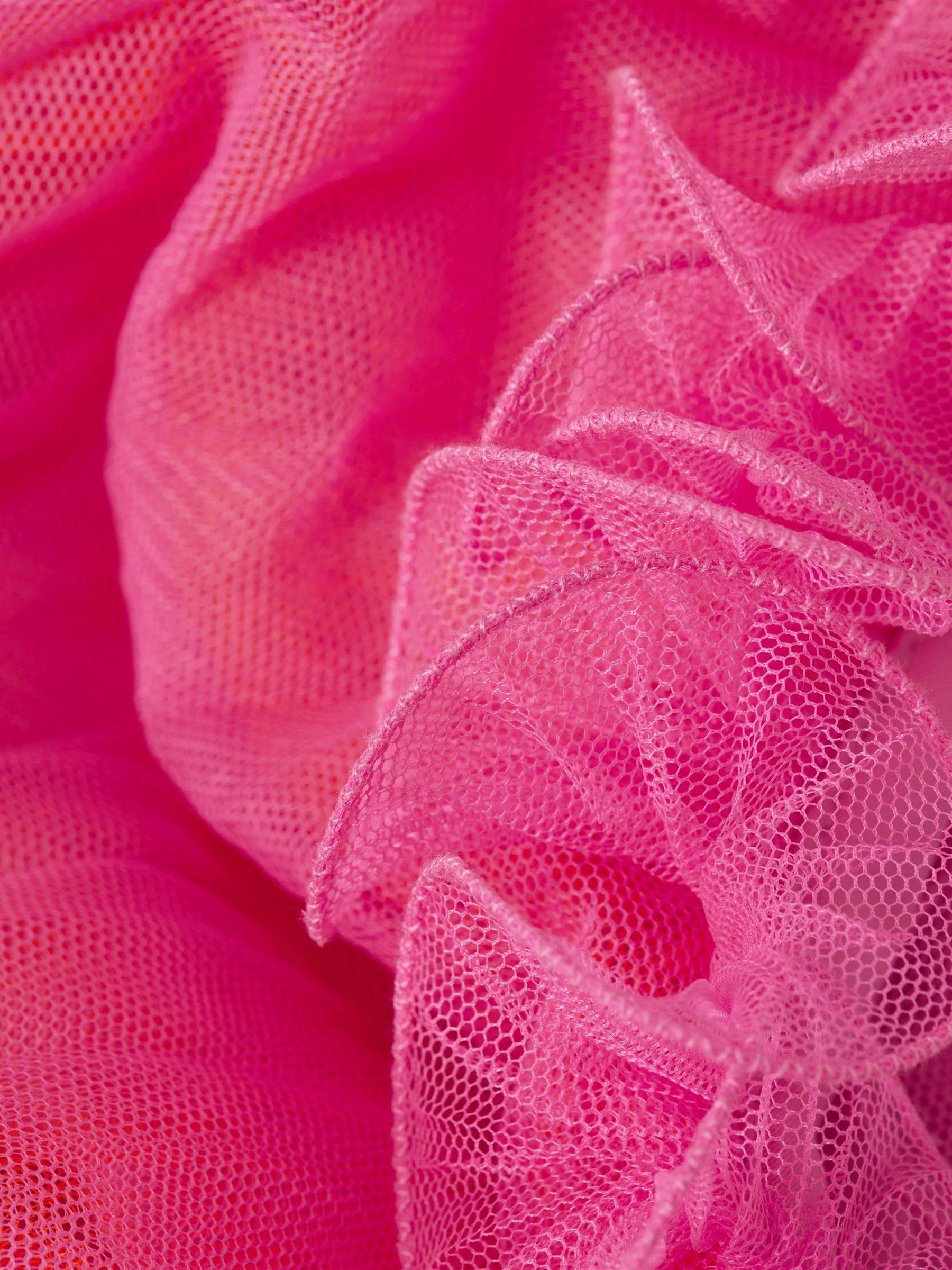 Amur Halter Neck Pleated Mini Dress in Orange Punch Product Image